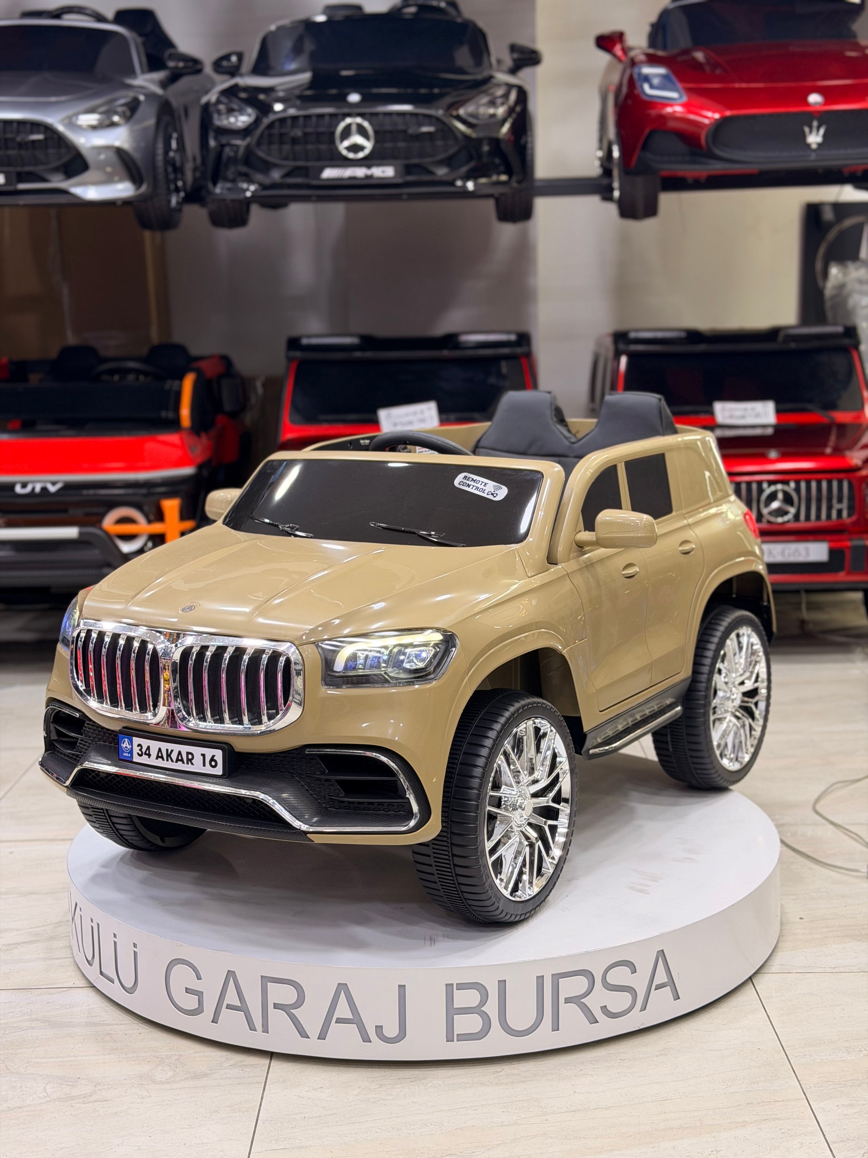 BMW AKÜLÜ ARABA 12W 0-6 YAŞ KUM