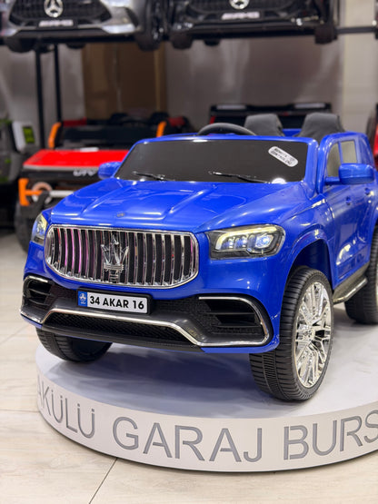 MASERATİ AKÜLÜ ARABA 12W 0-6 YAŞ MAVİ