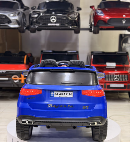 MASERATİ AKÜLÜ ARABA 12W 0-6 YAŞ MAVİ