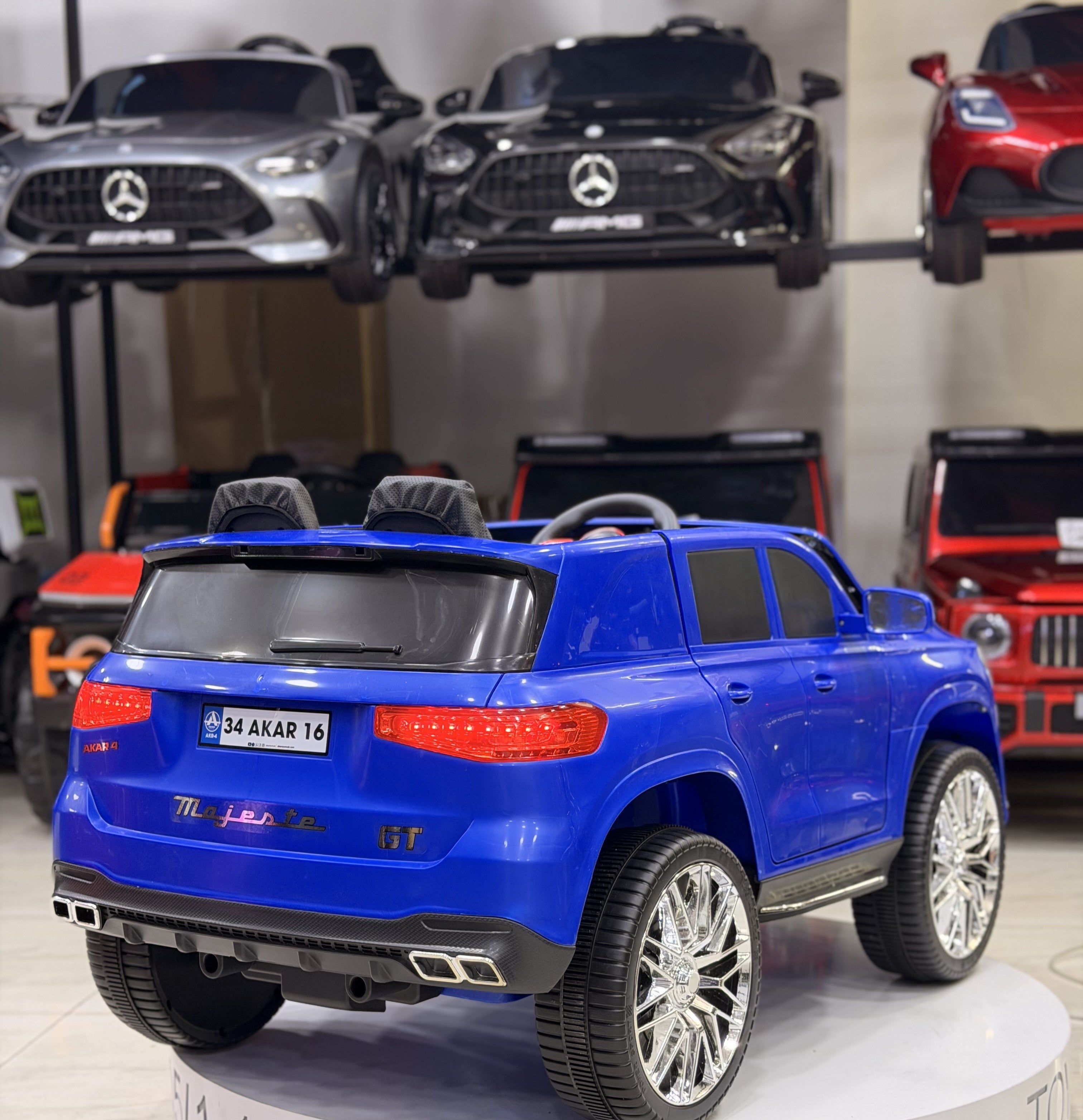 AUDİ AKÜLÜ ARABA 0-6 YAŞ MAVİ