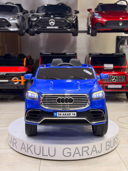 AUDİ AKÜLÜ ARABA 0-6 YAŞ MAVİ