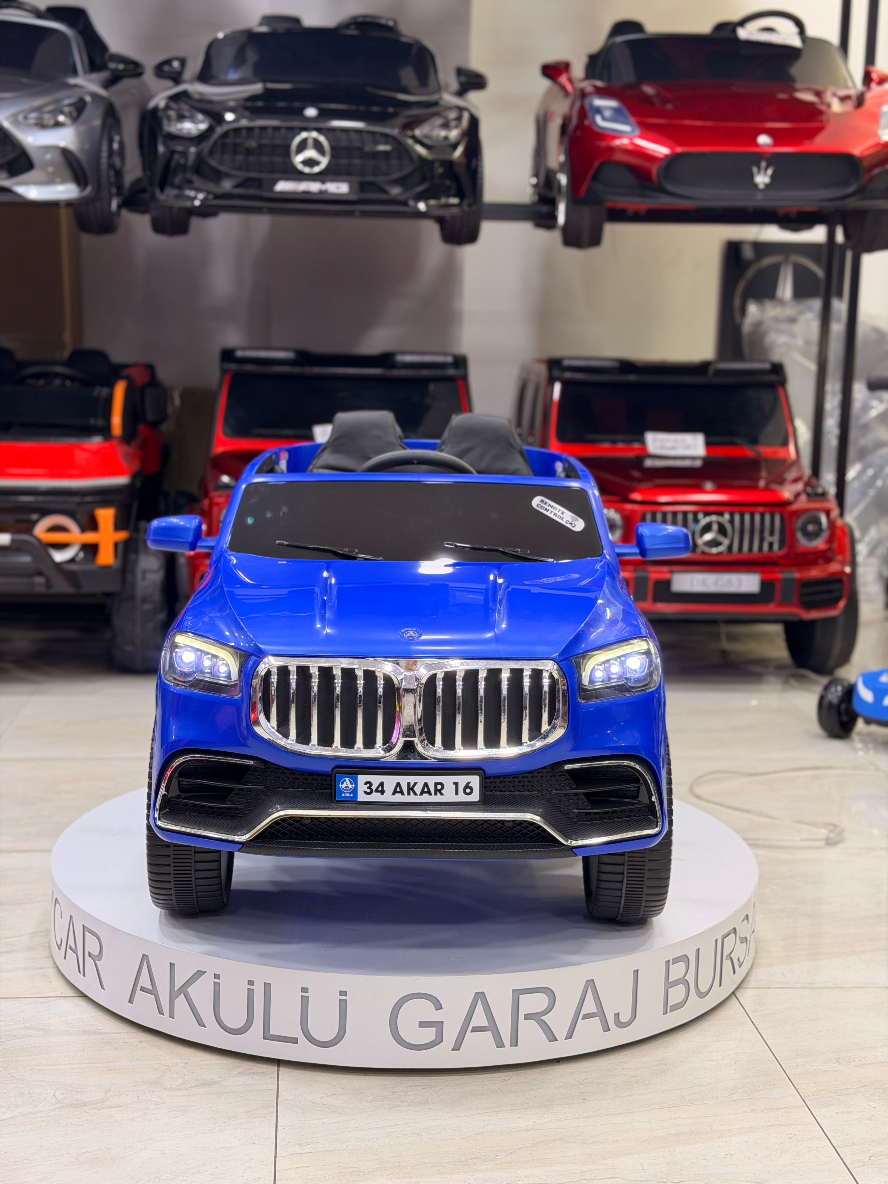 BMW AKÜLÜ ARABA 12W 0-6 YAŞ MAVİ