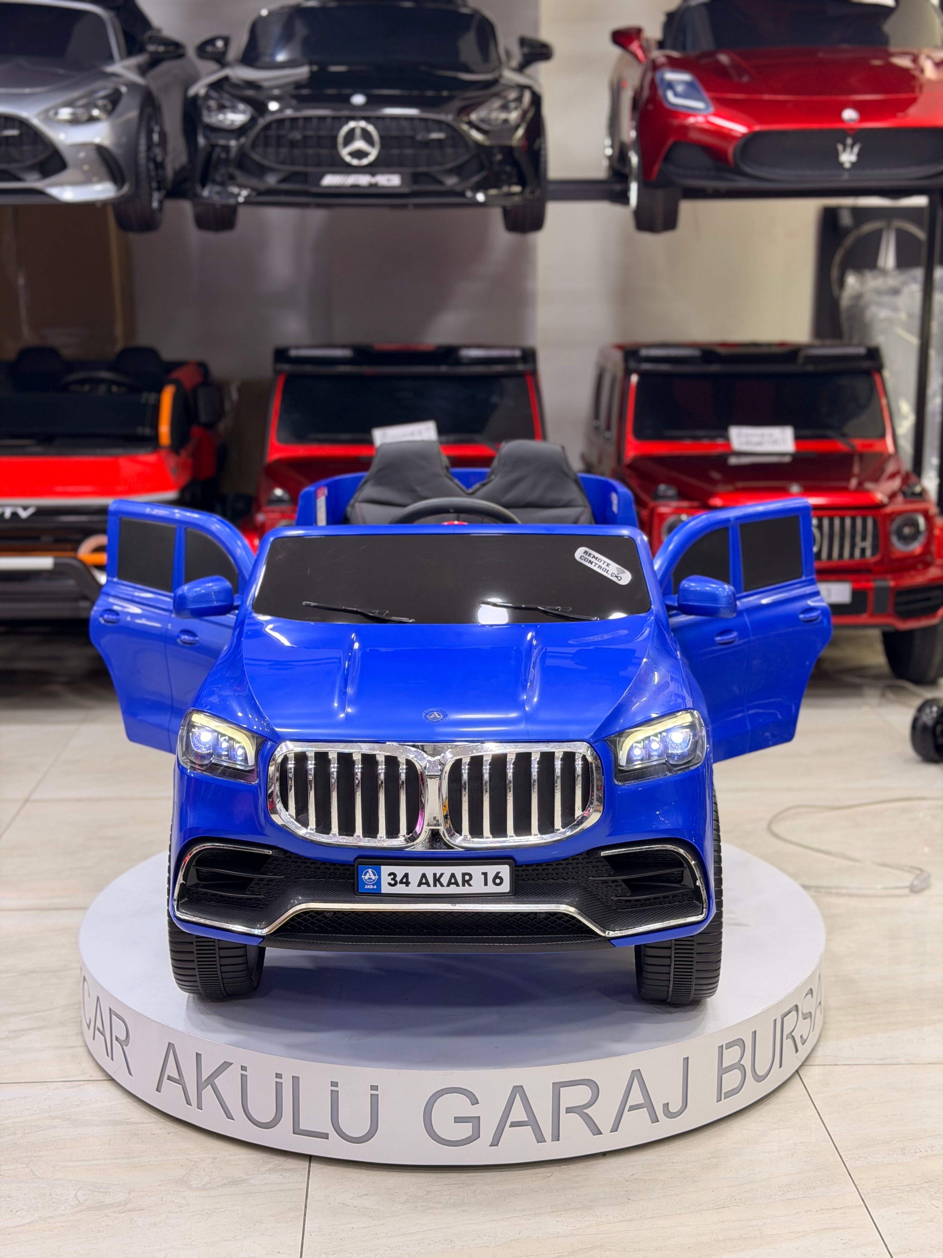 BMW AKÜLÜ ARABA 12W 0-6 YAŞ MAVİ