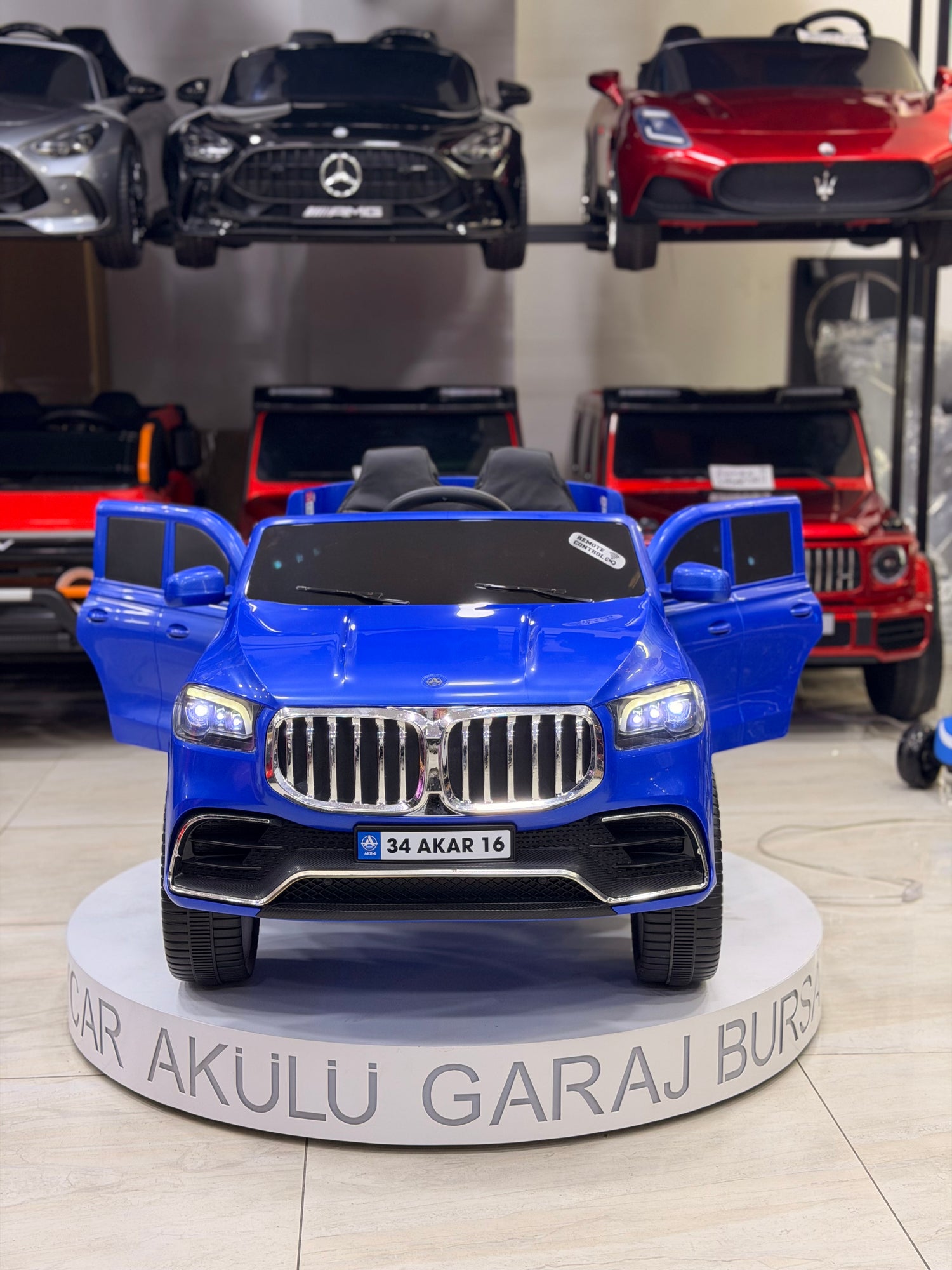 BMW AKÜLÜ ARABA 12W 0-6 YAŞ MAVİ