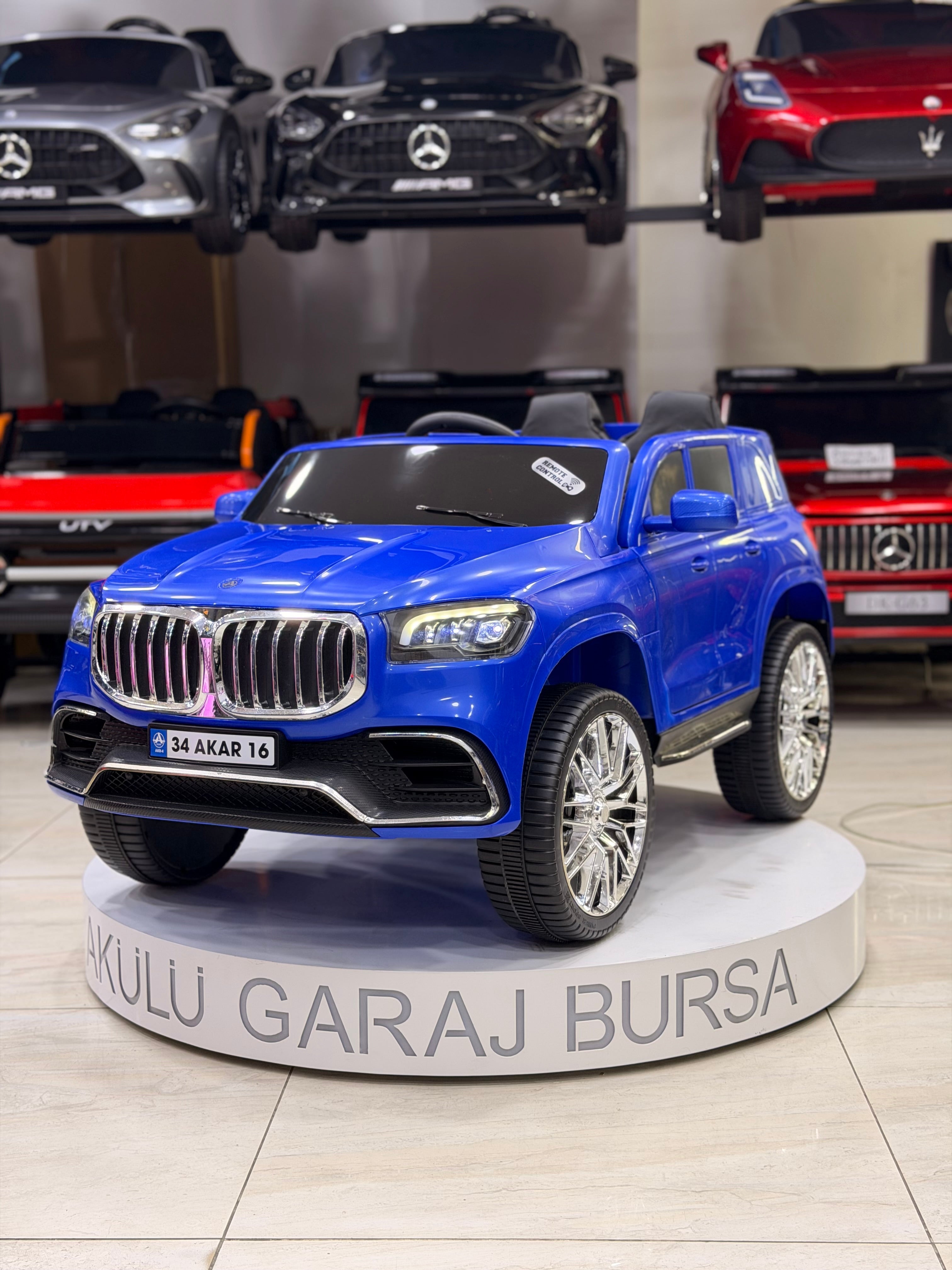 BMW AKÜLÜ ARABA 12W 0-6 YAŞ MAVİ
