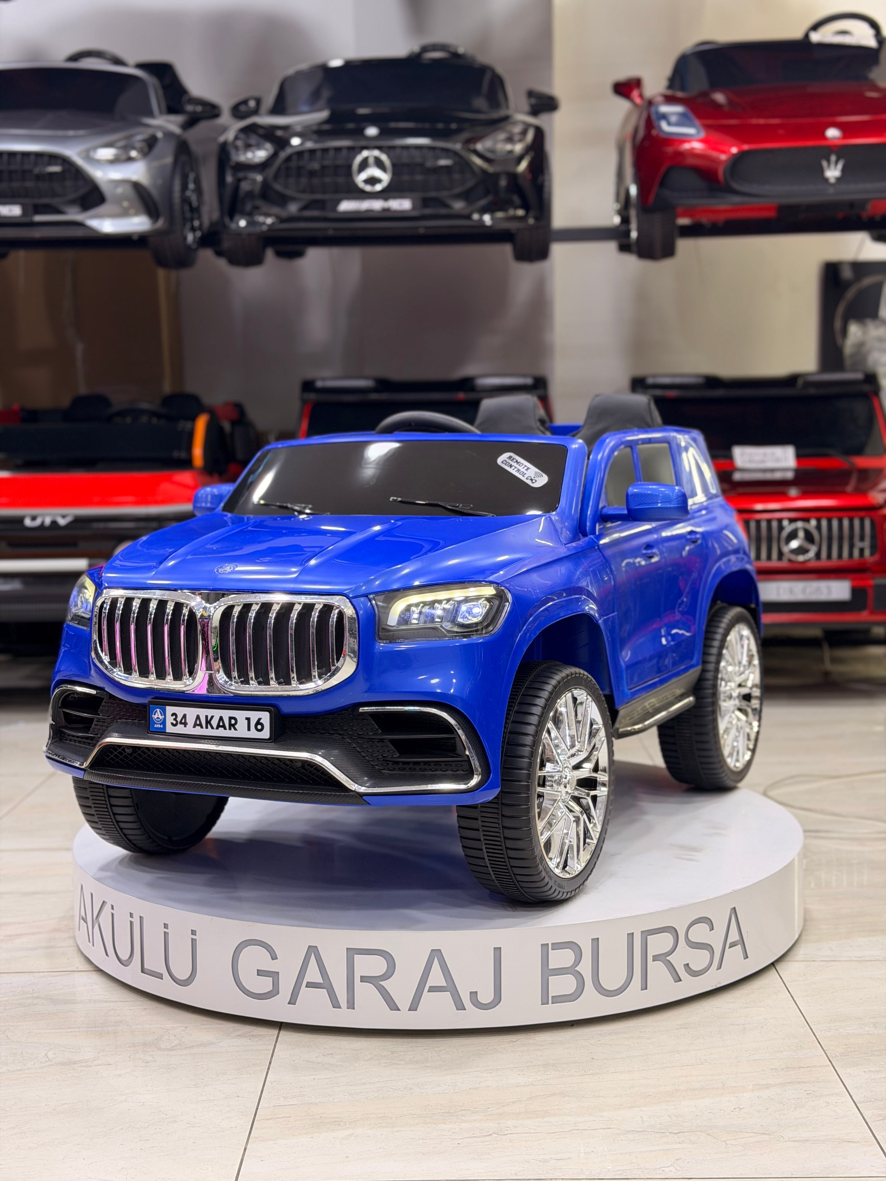 BMW AKÜLÜ ARABA 12W 0-6 YAŞ MAVİ