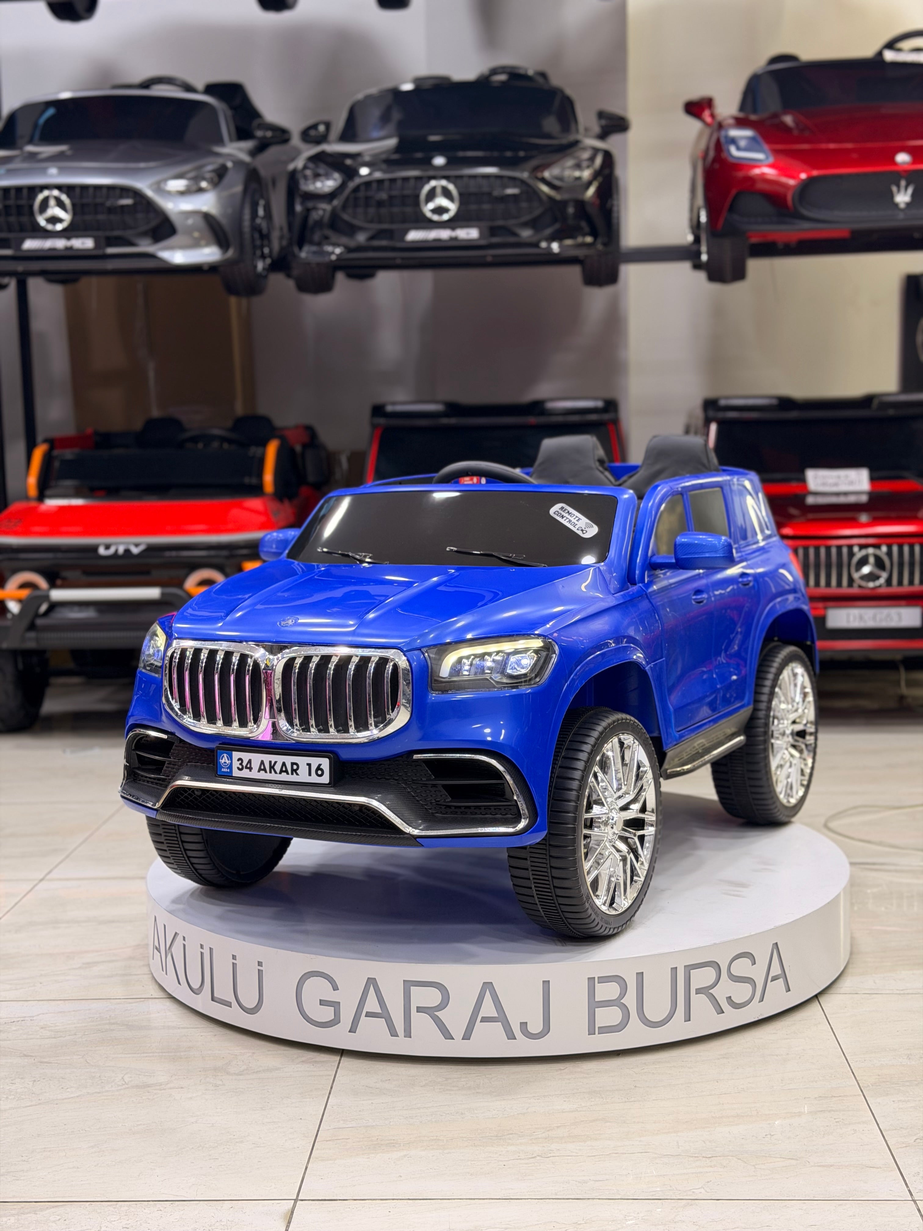 BMW AKÜLÜ ARABA 12W 0-6 YAŞ MAVİ