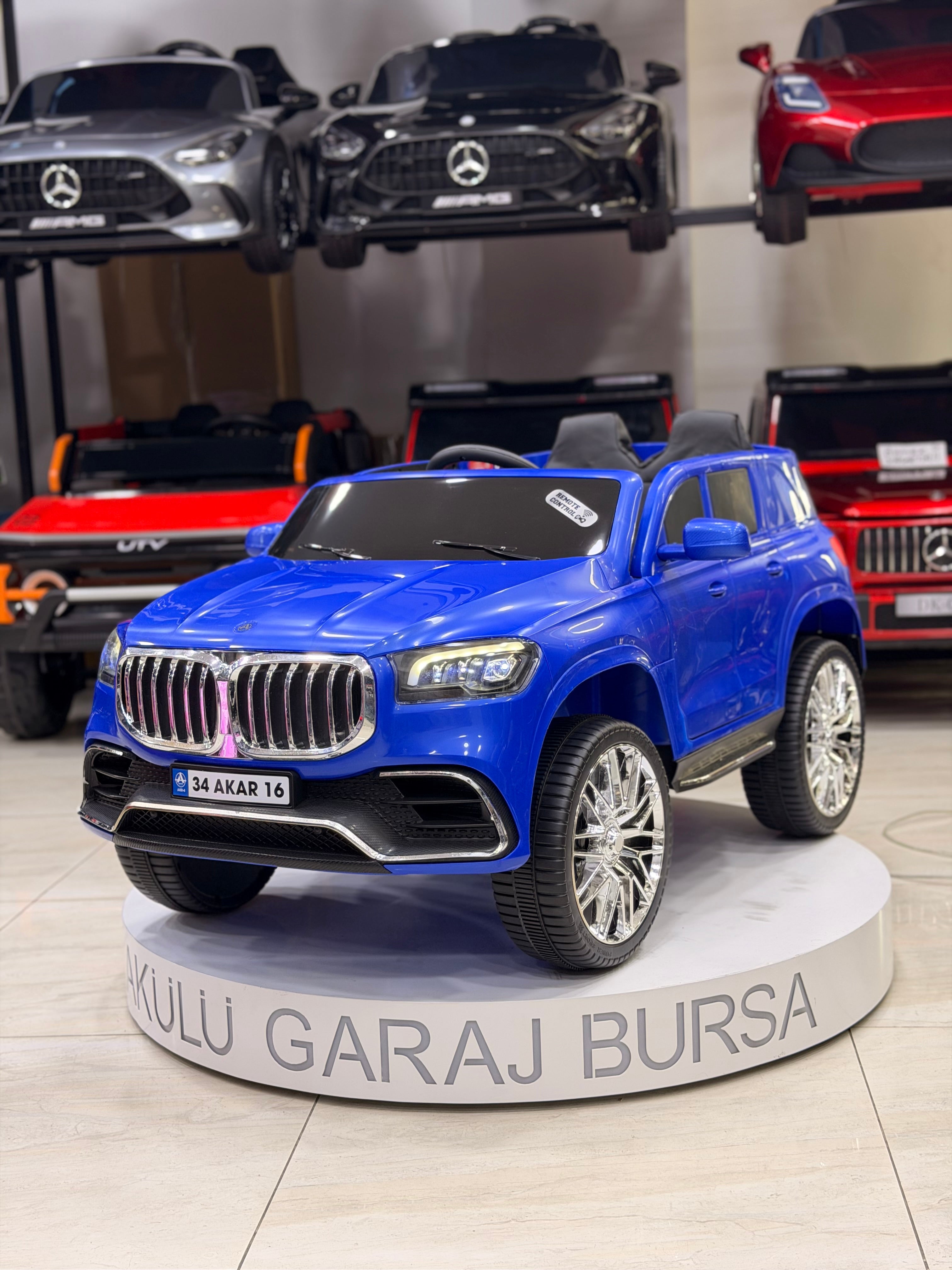 BMW AKÜLÜ ARABA 12W 0-6 YAŞ MAVİ