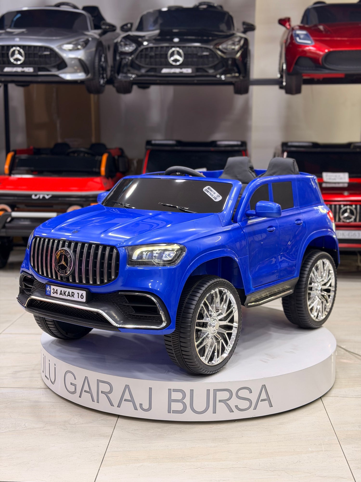 MERCEDES AKÜLÜ ARABA 12W 0-6 YAŞ MAVİ