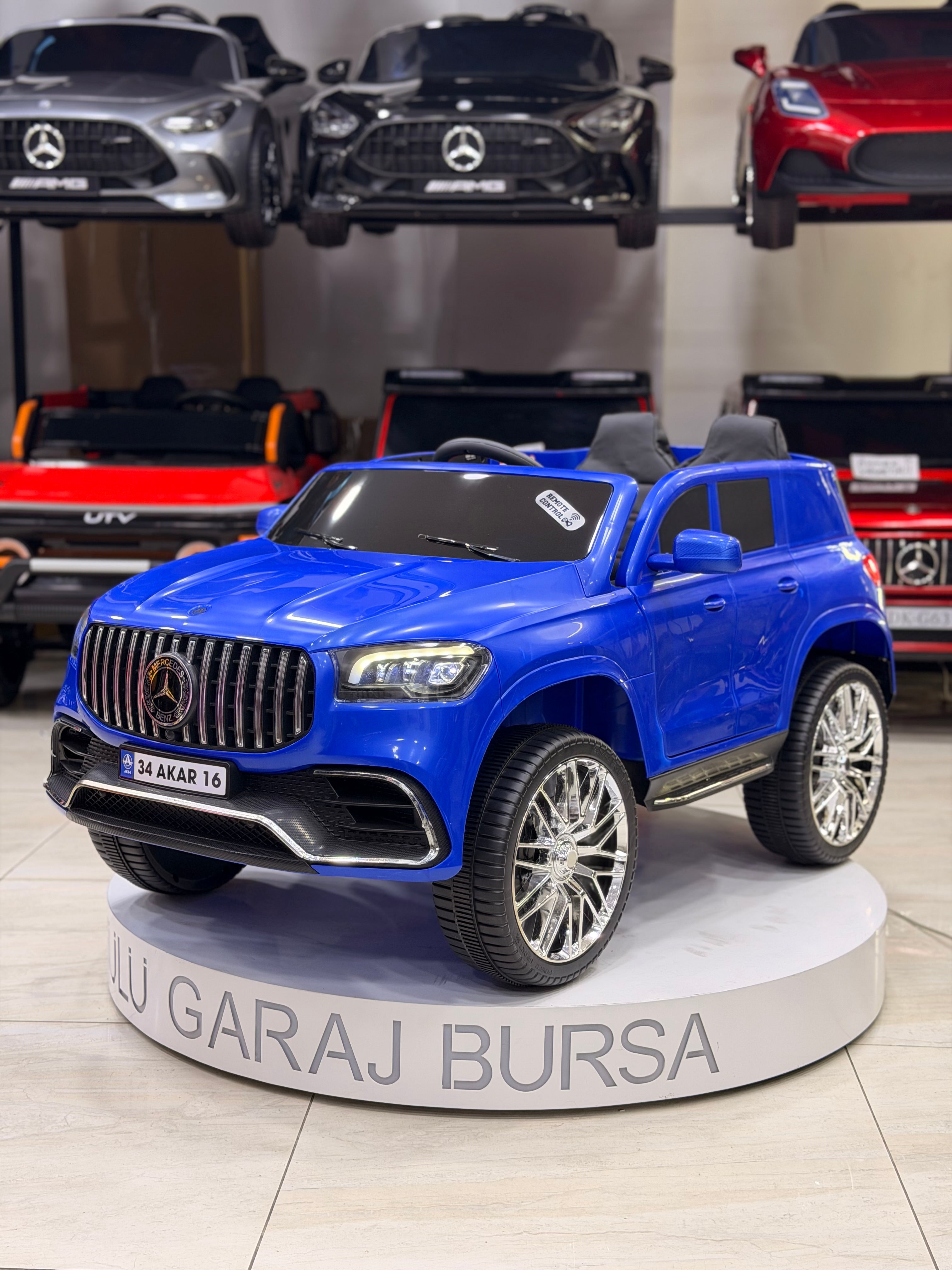 MERCEDES AKÜLÜ ARABA 12W 0-6 YAŞ MAVİ