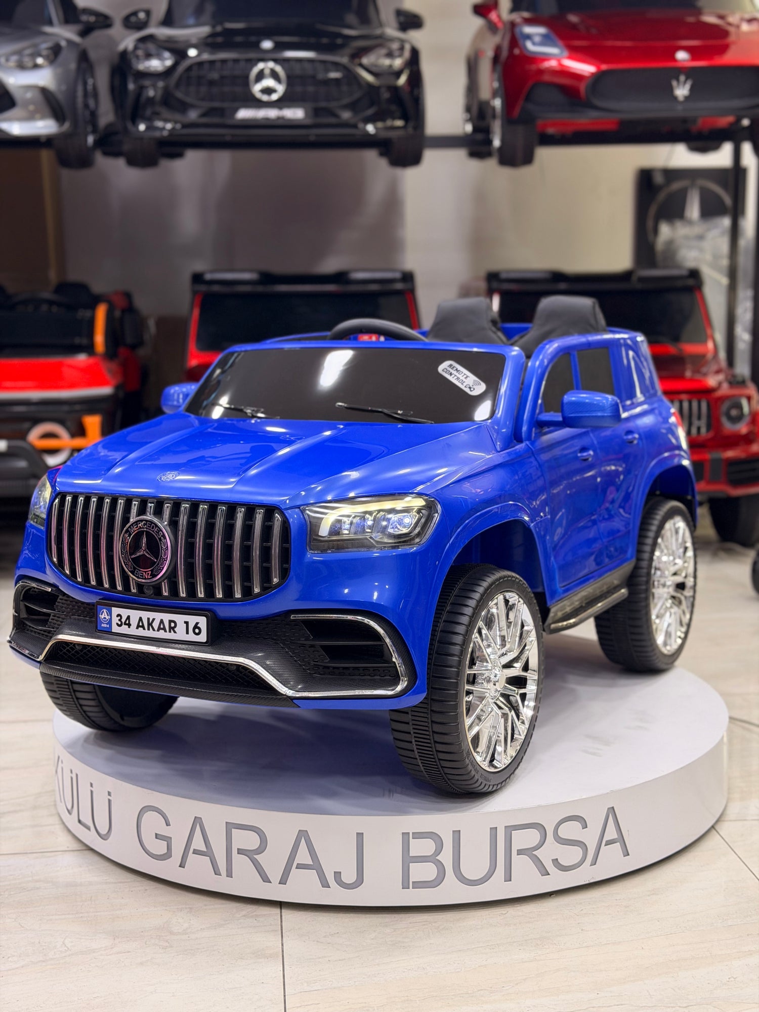 MERCEDES AKÜLÜ ARABA 12W 0-6 YAŞ MAVİ