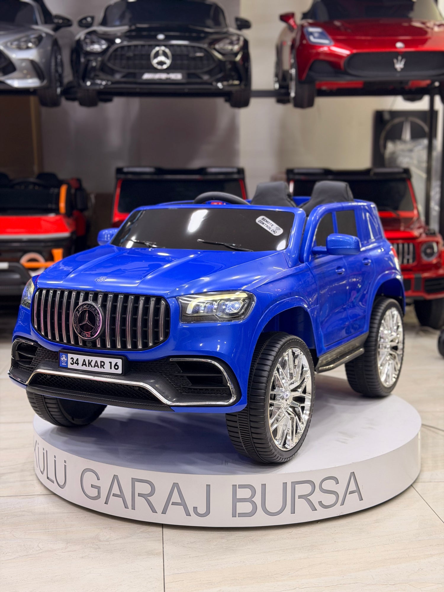 MERCEDES AKÜLÜ ARABA 12W 0-6 YAŞ MAVİ