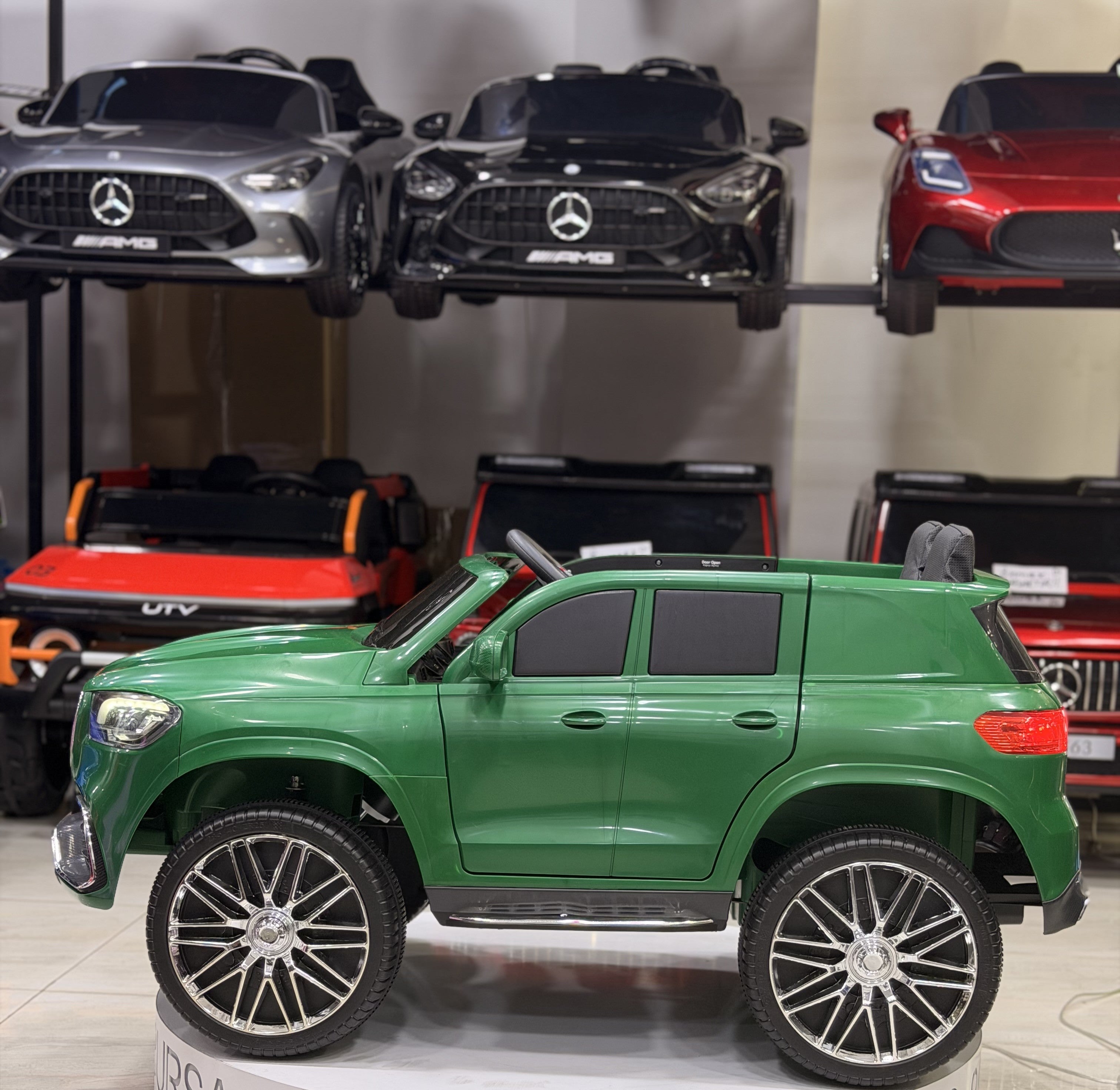 MERCEDES AKÜLÜ ARABA 12W 0-6 YAŞ YEŞİL
