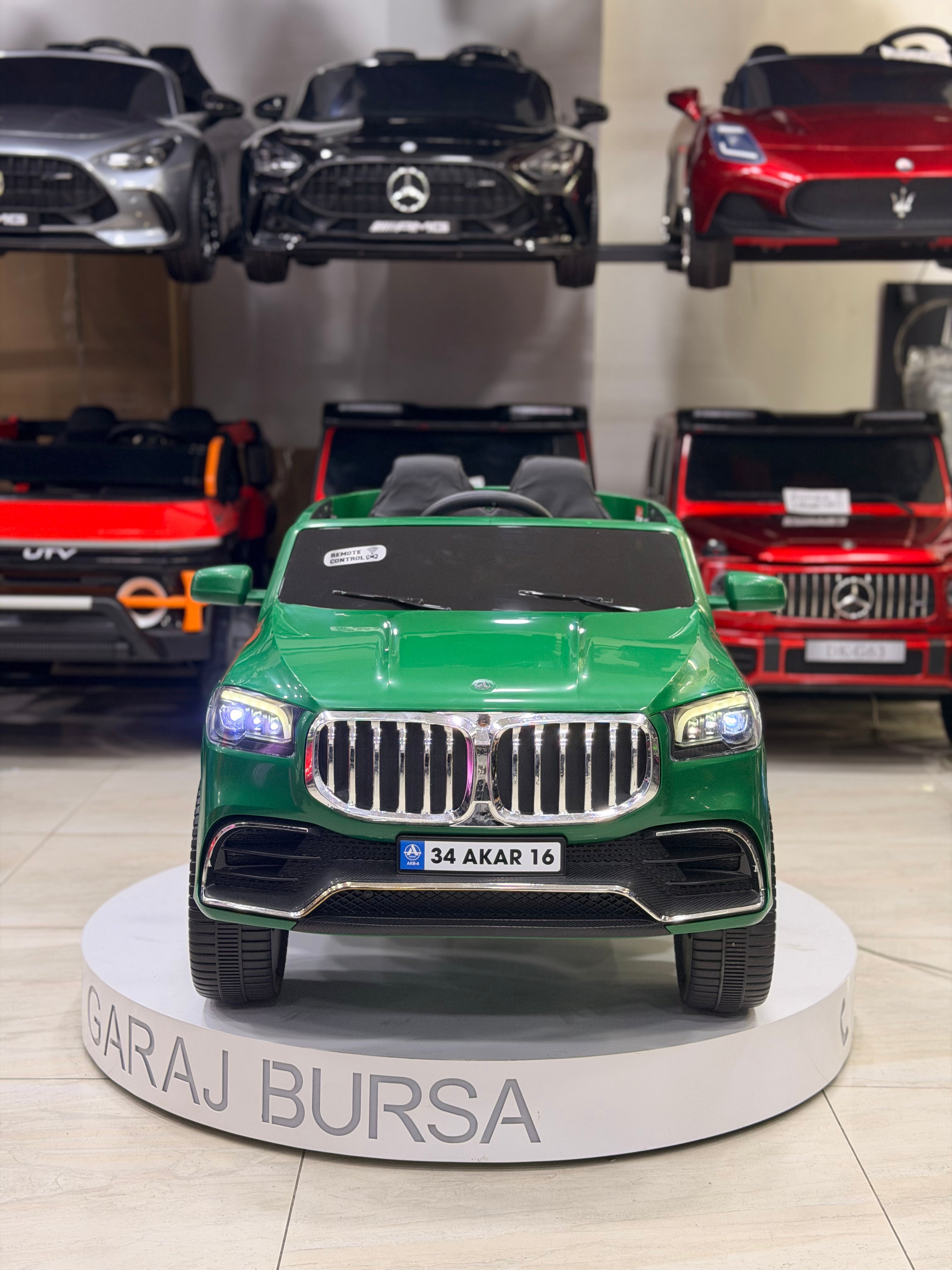 BMW AKÜLÜ ARABA 12W 0-6 YAŞ YEŞİL