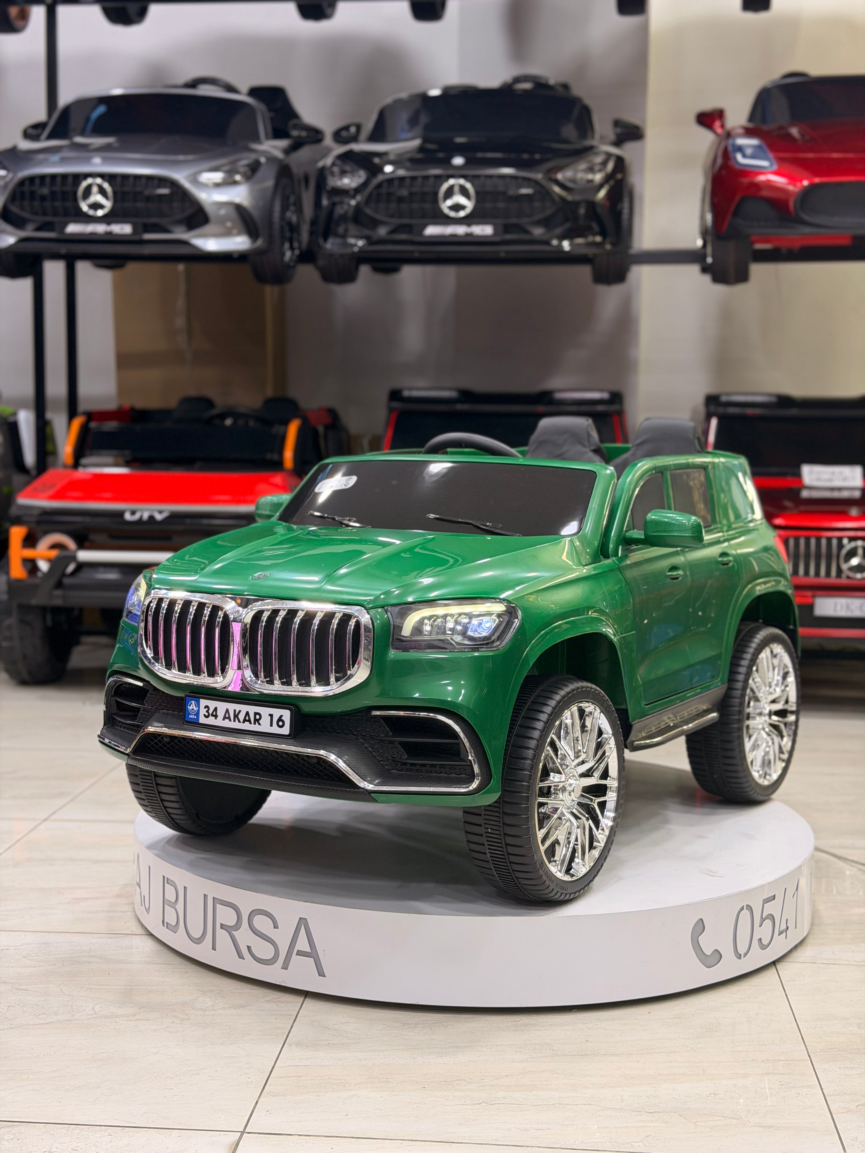 BMW AKÜLÜ ARABA 12W 0-6 YAŞ YEŞİL