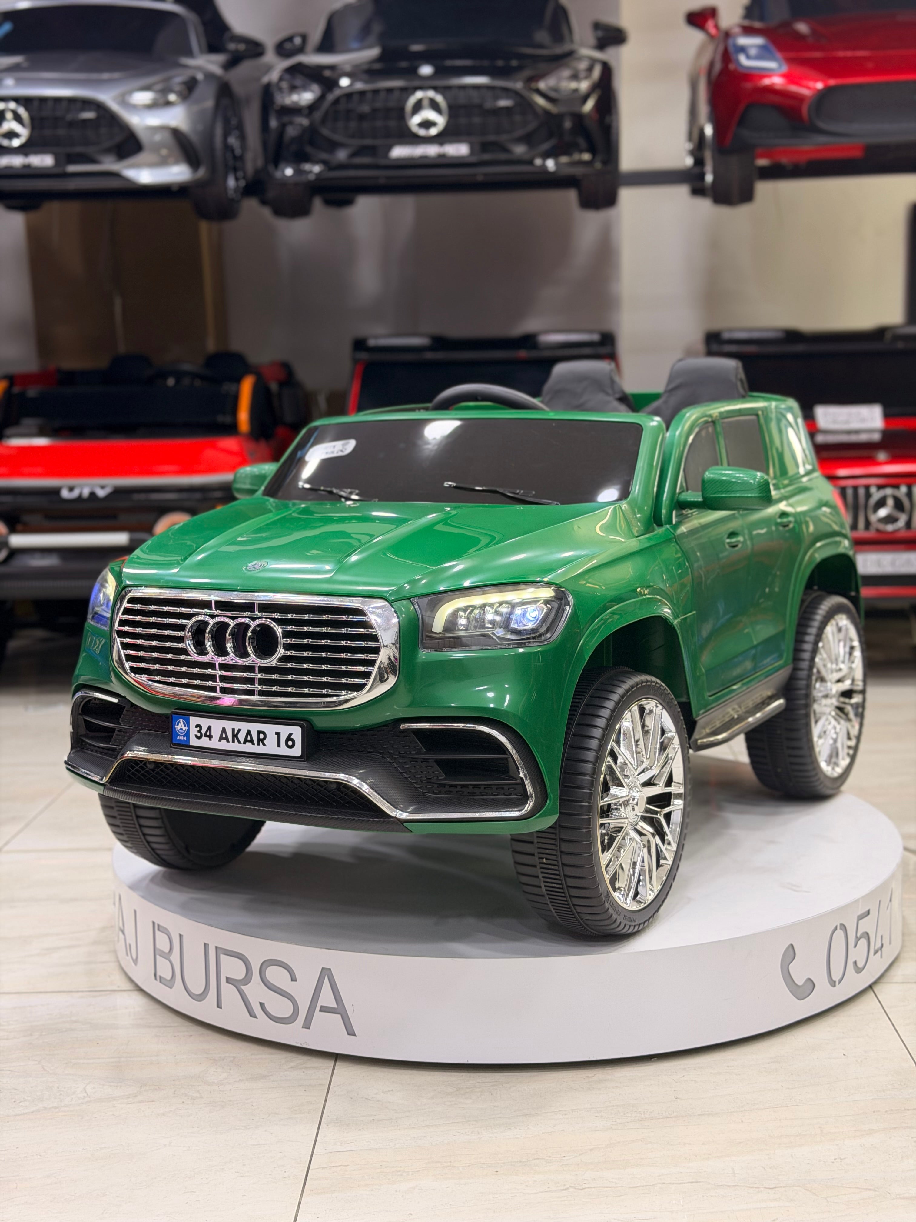 AUDİ AKÜLÜ ARABA 0-6 YAŞ YEŞİL