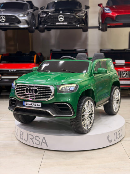 AUDİ AKÜLÜ ARABA 0-6 YAŞ YEŞİL