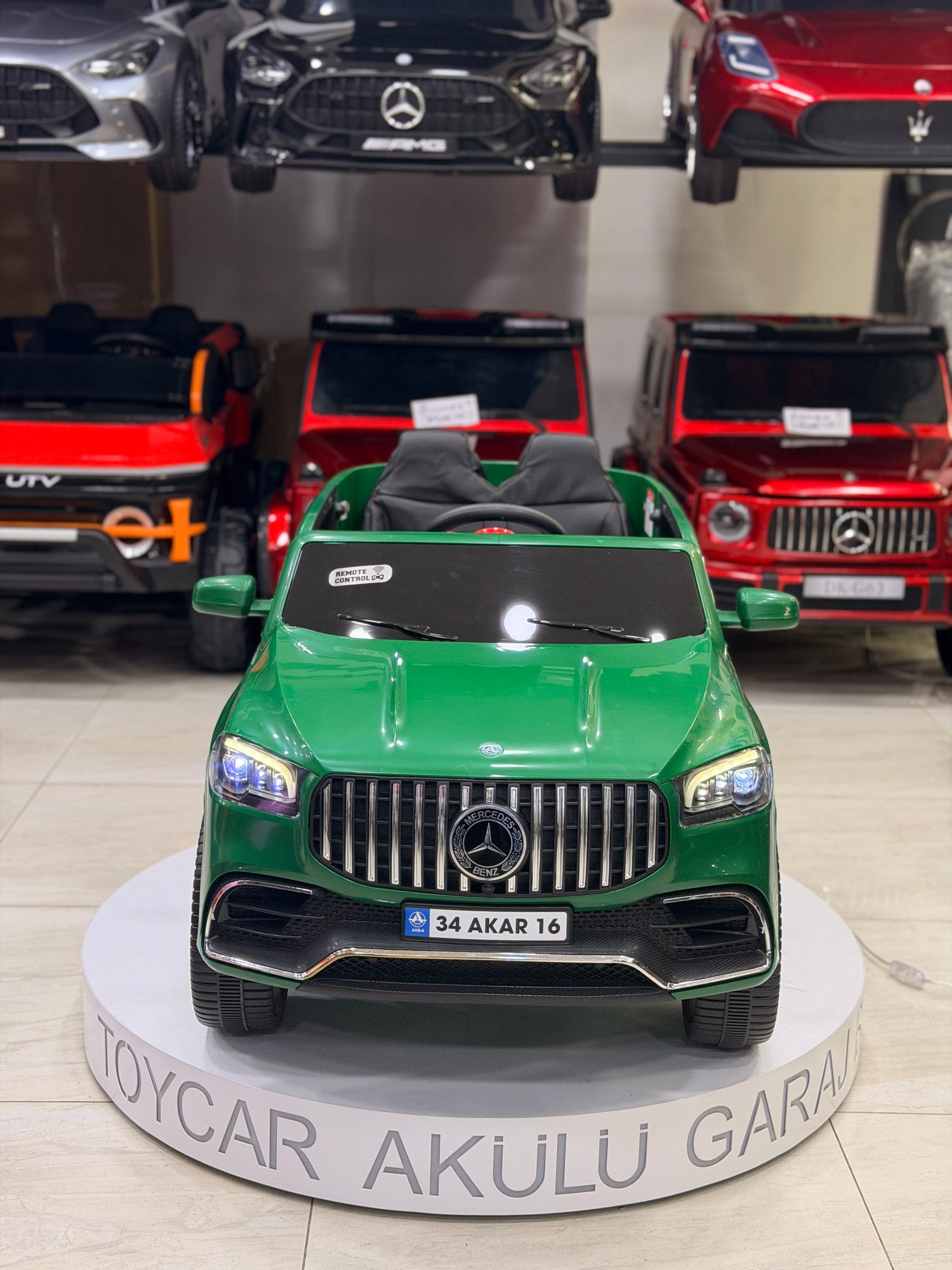 MERCEDES AKÜLÜ ARABA 12W 0-6 YAŞ YEŞİL