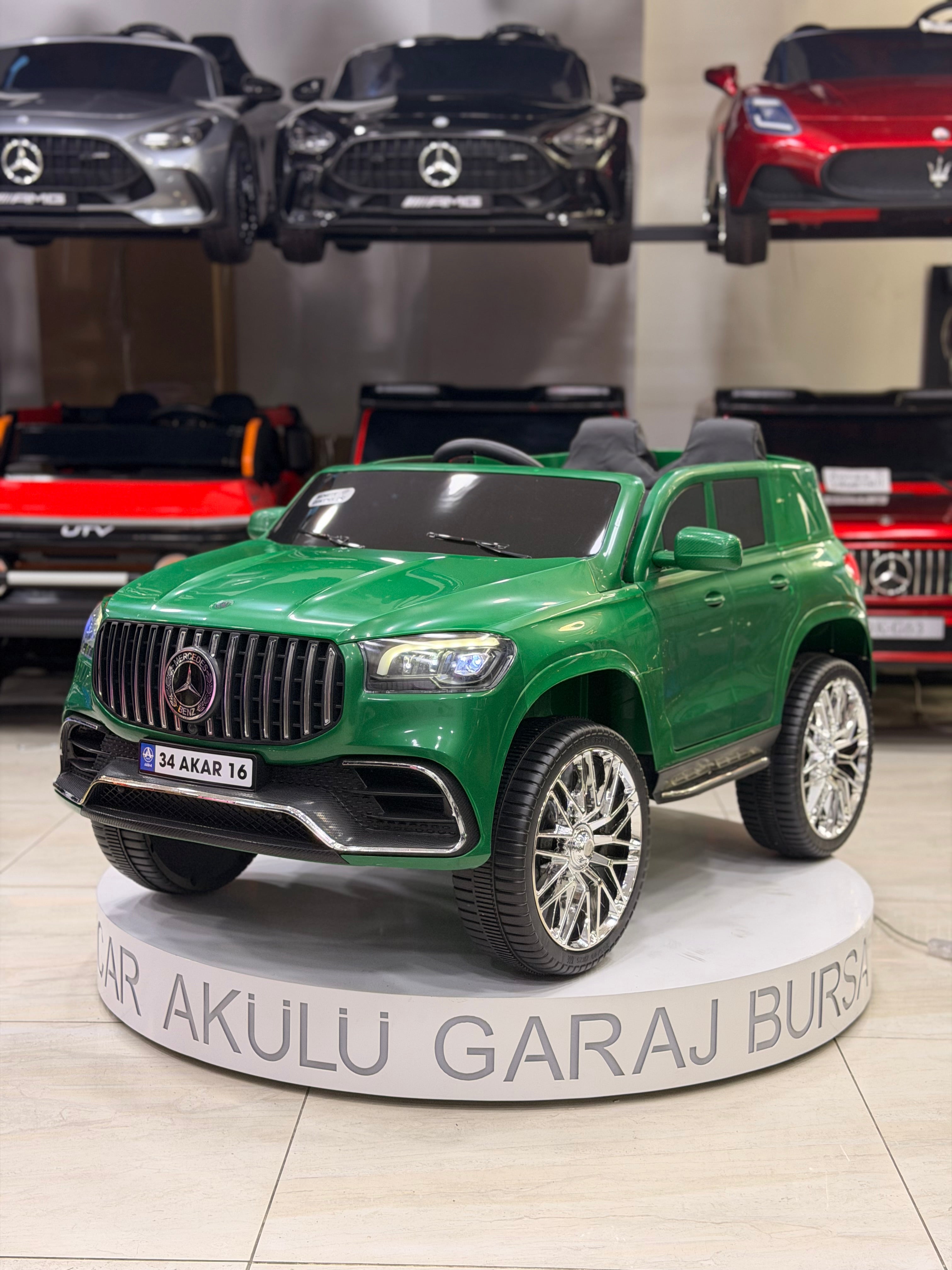 MERCEDES AKÜLÜ ARABA 12W 0-6 YAŞ YEŞİL