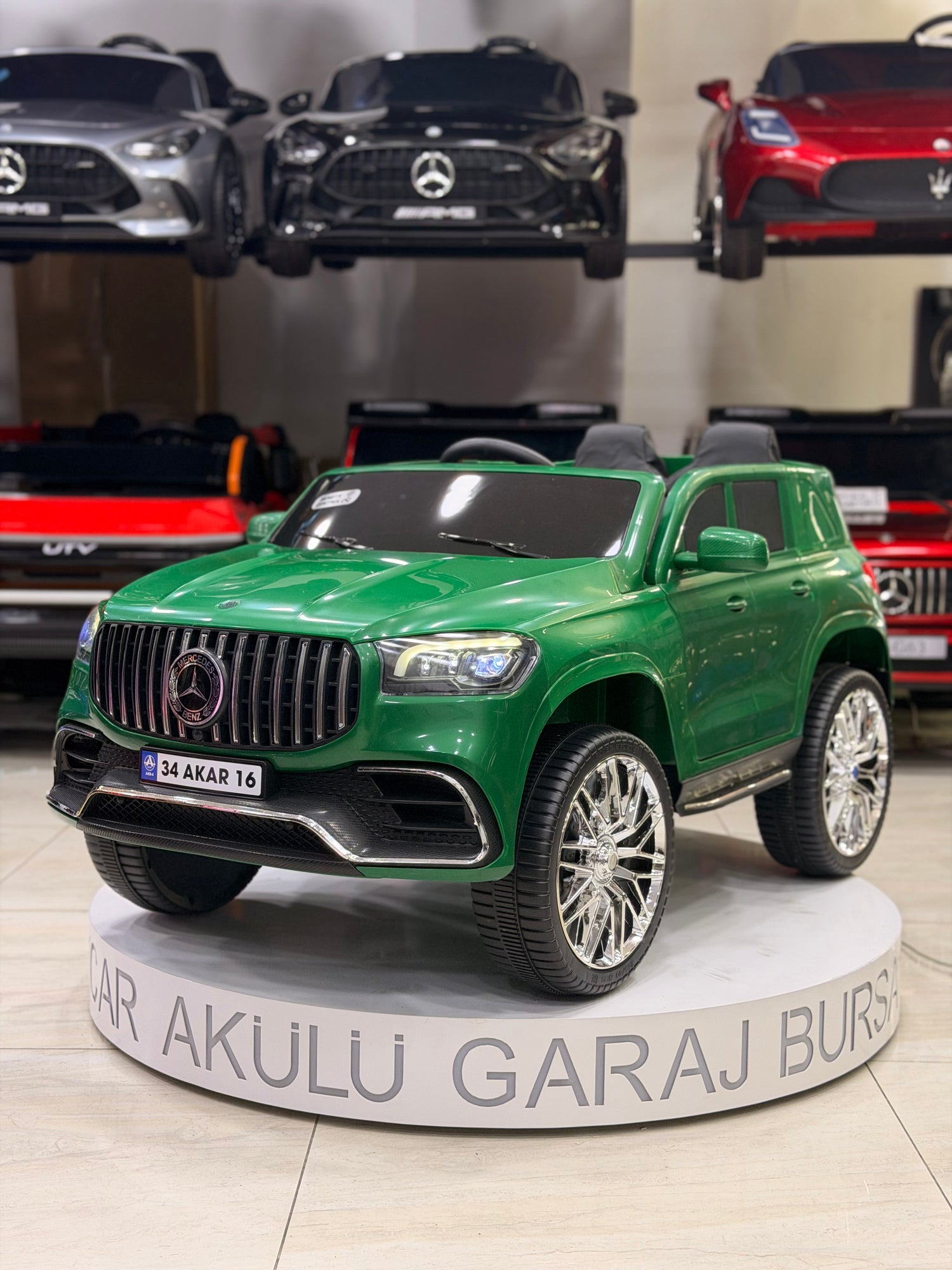 MERCEDES AKÜLÜ ARABA 12W 0-6 YAŞ YEŞİL