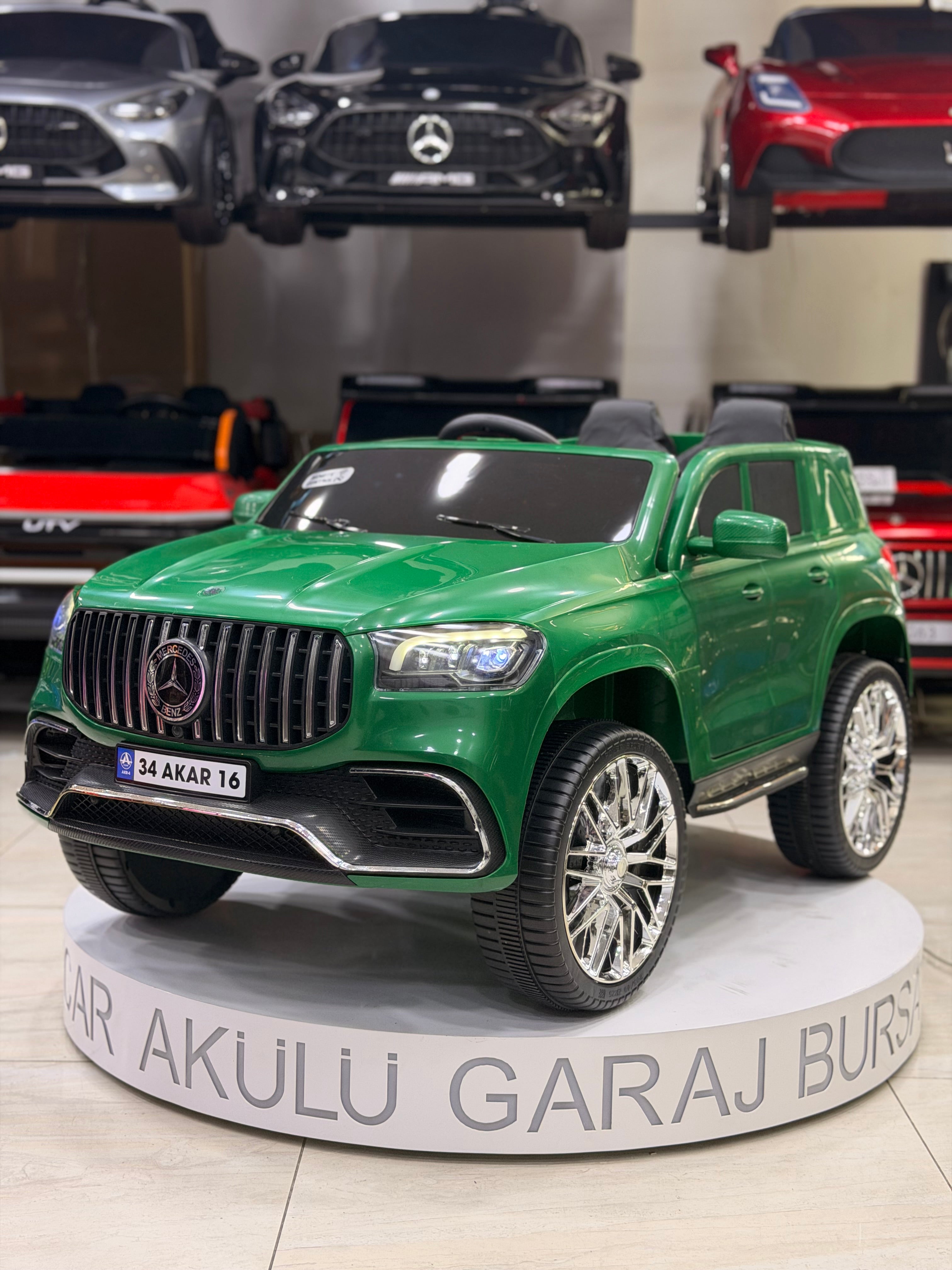MERCEDES AKÜLÜ ARABA 12W 0-6 YAŞ YEŞİL