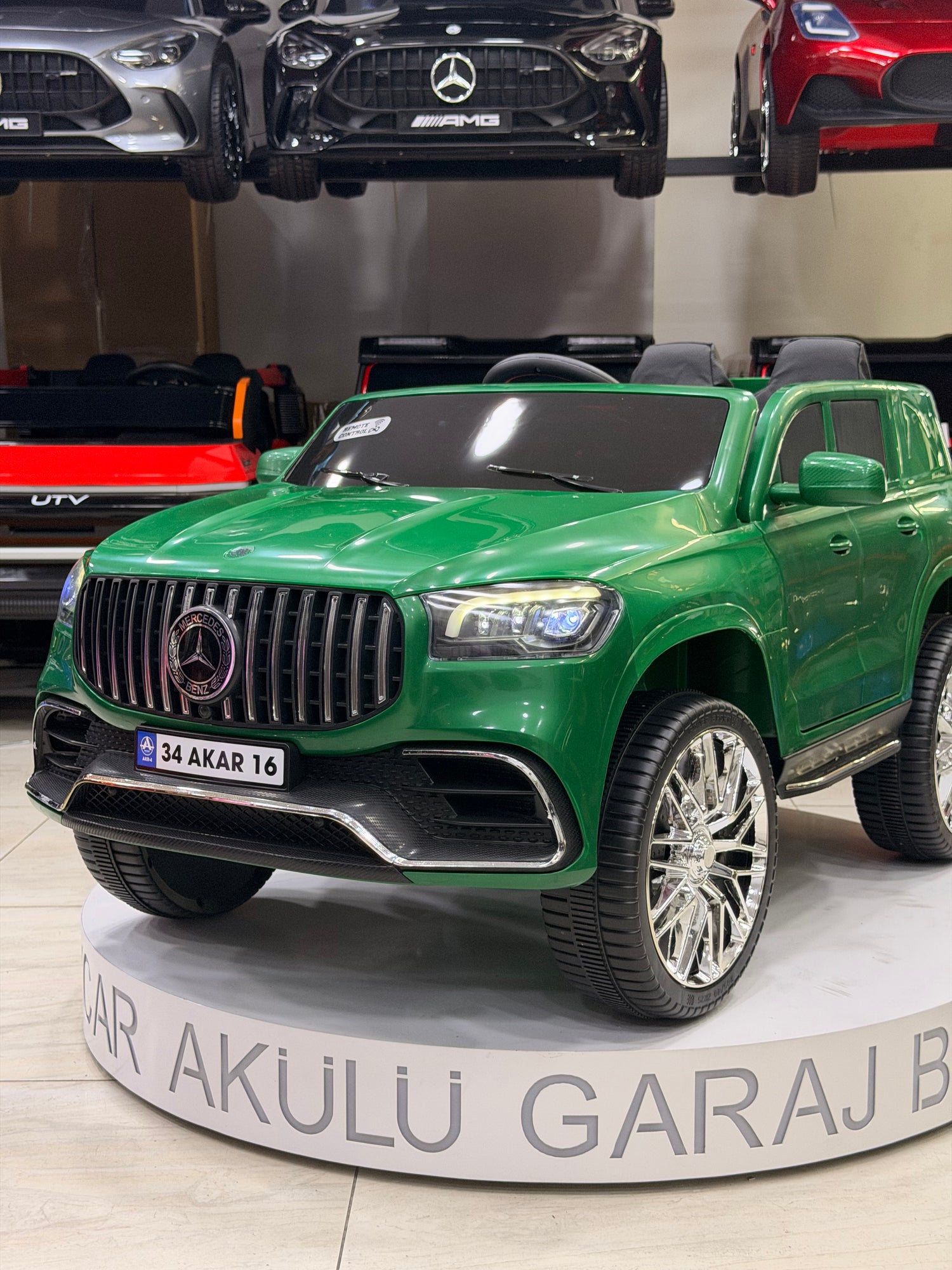 MERCEDES AKÜLÜ ARABA 12W 0-6 YAŞ YEŞİL