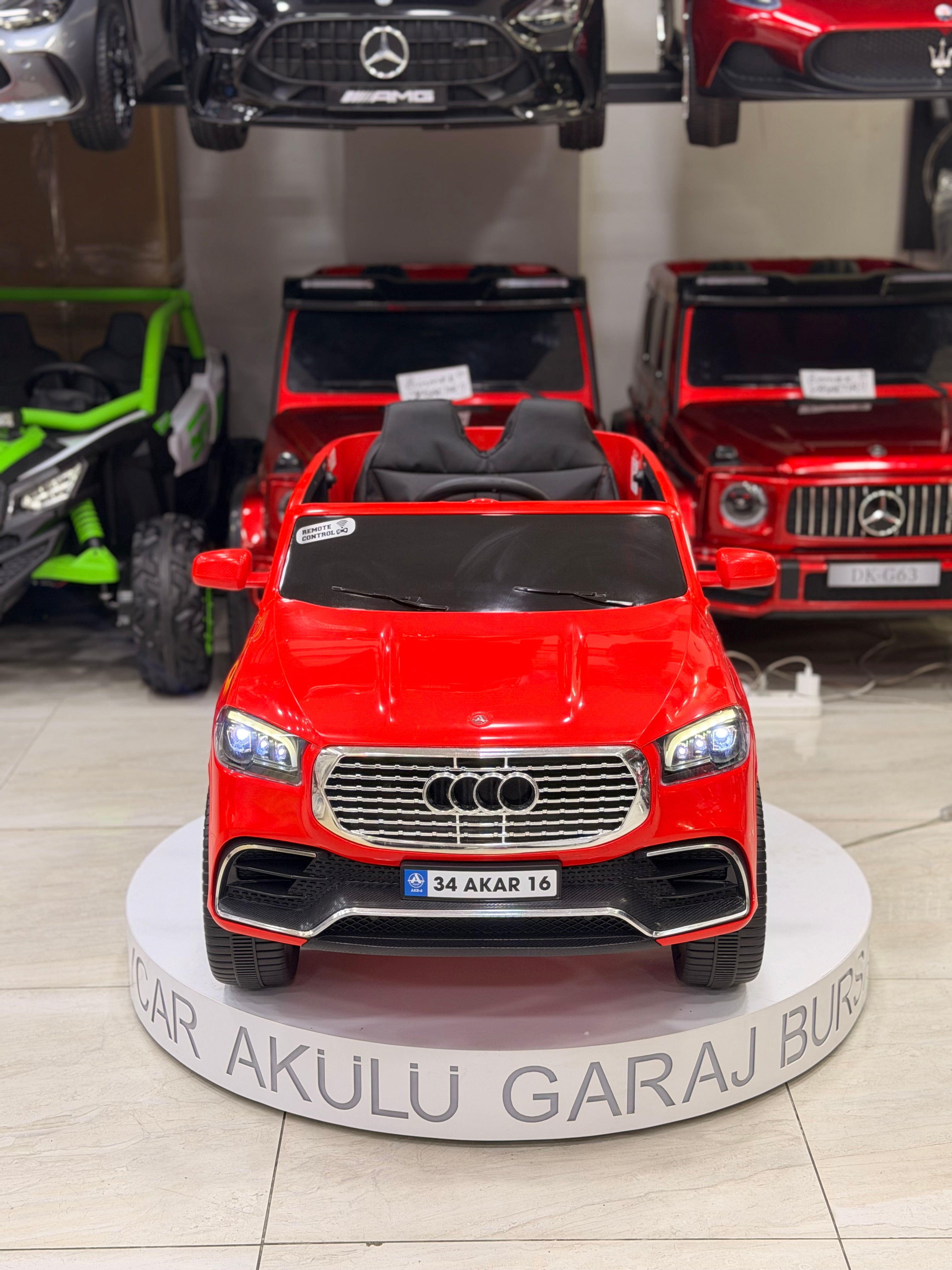AUDİ AKÜLÜ ARABA 0-6 YAŞ KIRMIZI