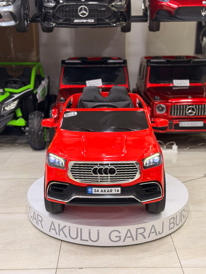 AUDİ AKÜLÜ ARABA 0-6 YAŞ KIRMIZI