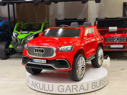 AUDİ AKÜLÜ ARABA 0-6 YAŞ KIRMIZI