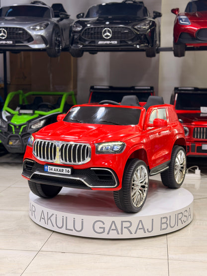 BMW AKÜLÜ ARABA 12W  0-6 YAŞ KIRMIZI