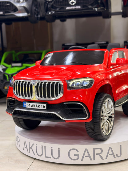 BMW AKÜLÜ ARABA 12W  0-6 YAŞ KIRMIZI