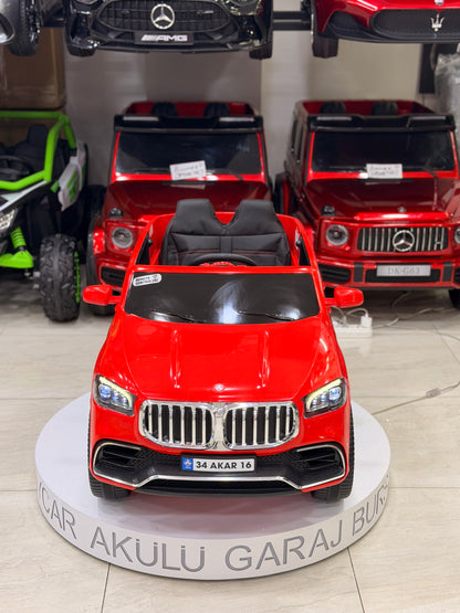 BMW AKÜLÜ ARABA 12W  0-6 YAŞ KIRMIZI