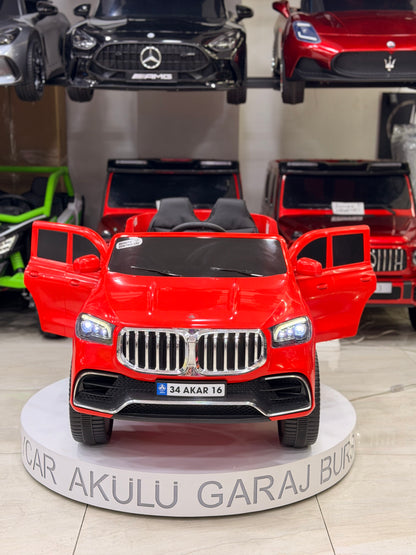 BMW AKÜLÜ ARABA 12W  0-6 YAŞ KIRMIZI