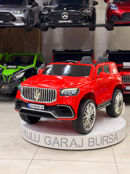 MASERATİ AKÜLÜ ARABA 12W 0-6 YAŞ KIRMIZI