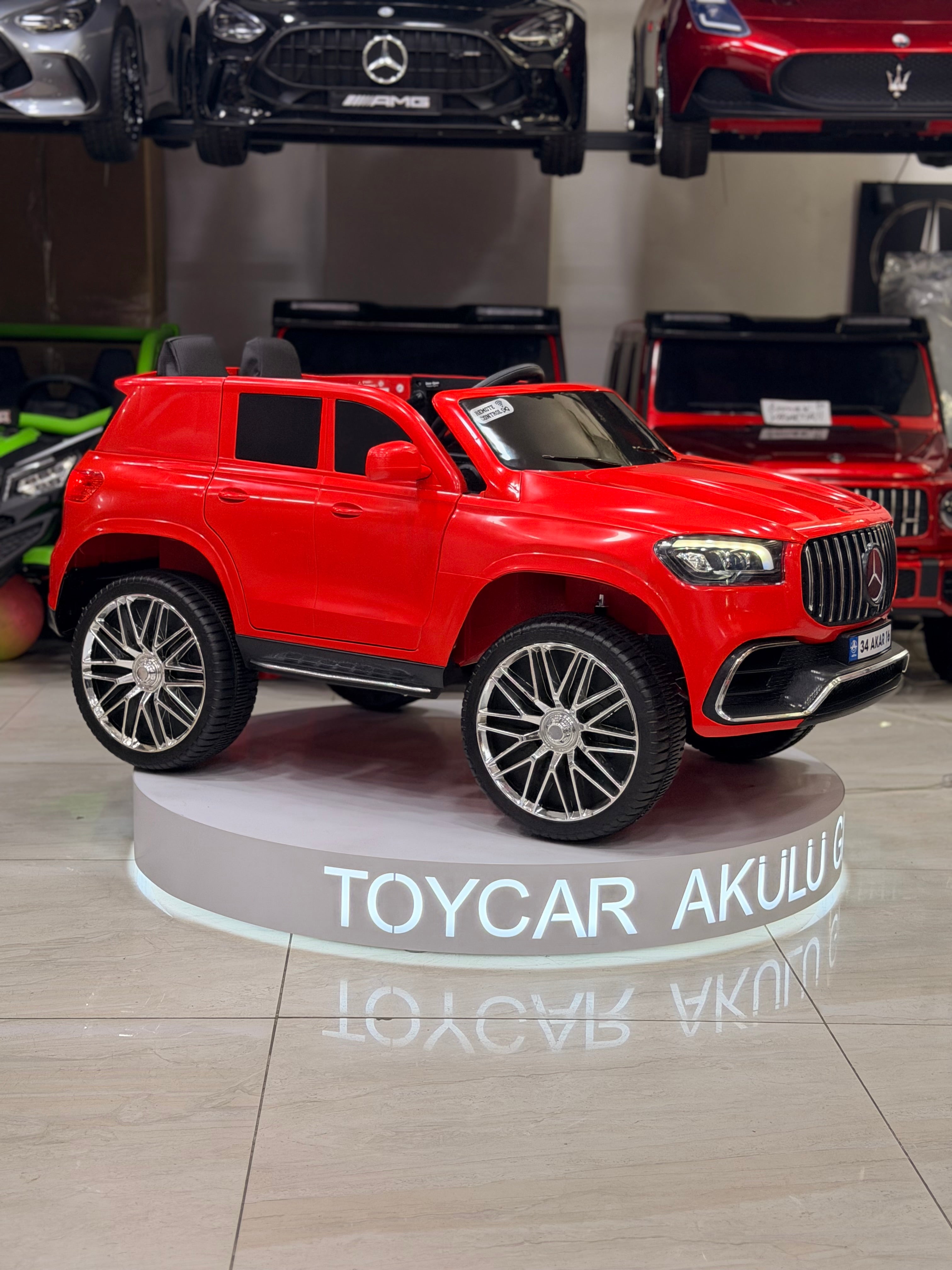 MERCEDES AKÜLÜ ARABA 12W 0-6 YAŞ KIRMIZI