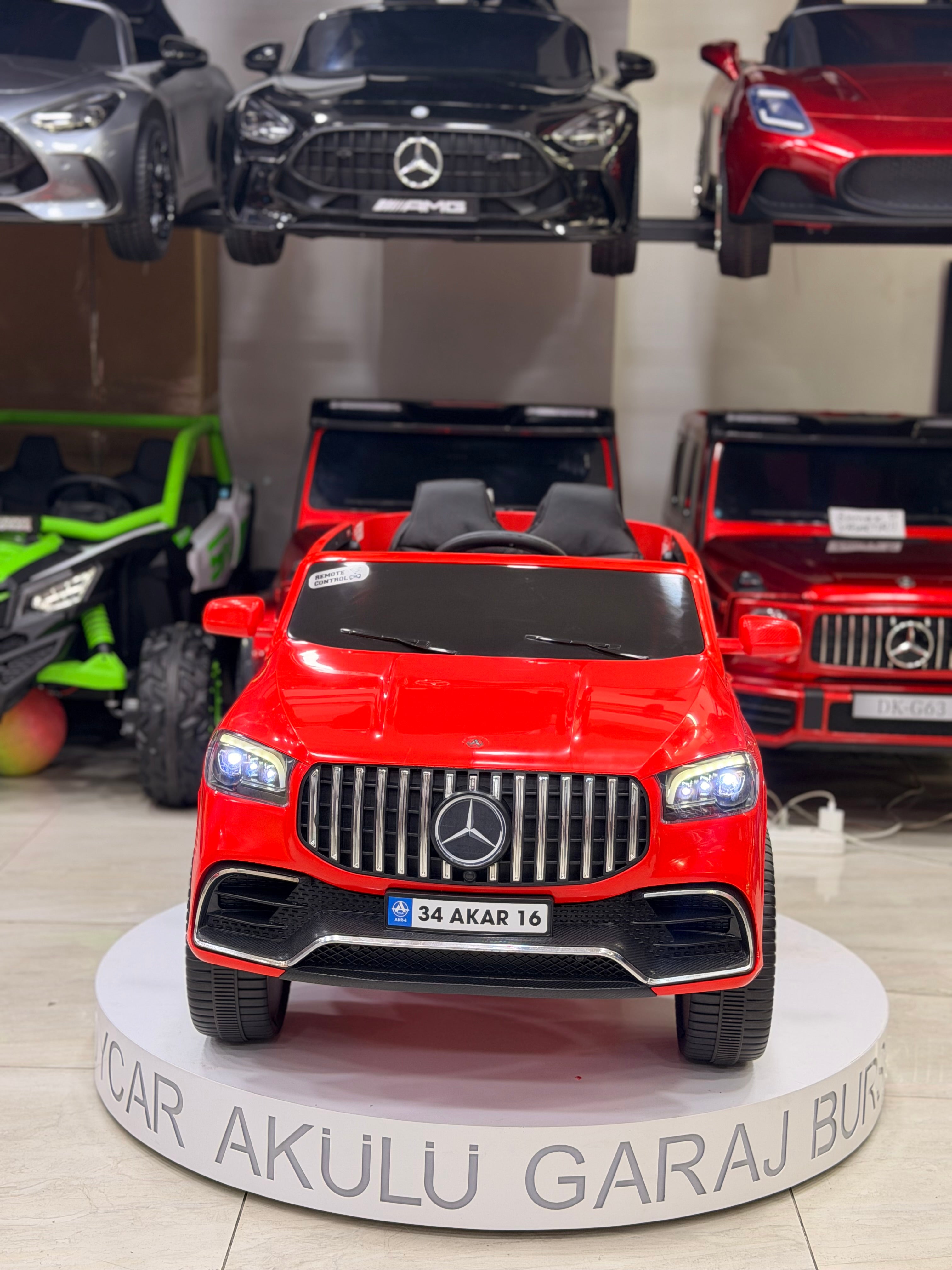 MERCEDES AKÜLÜ ARABA 12W 0-6 YAŞ KIRMIZI