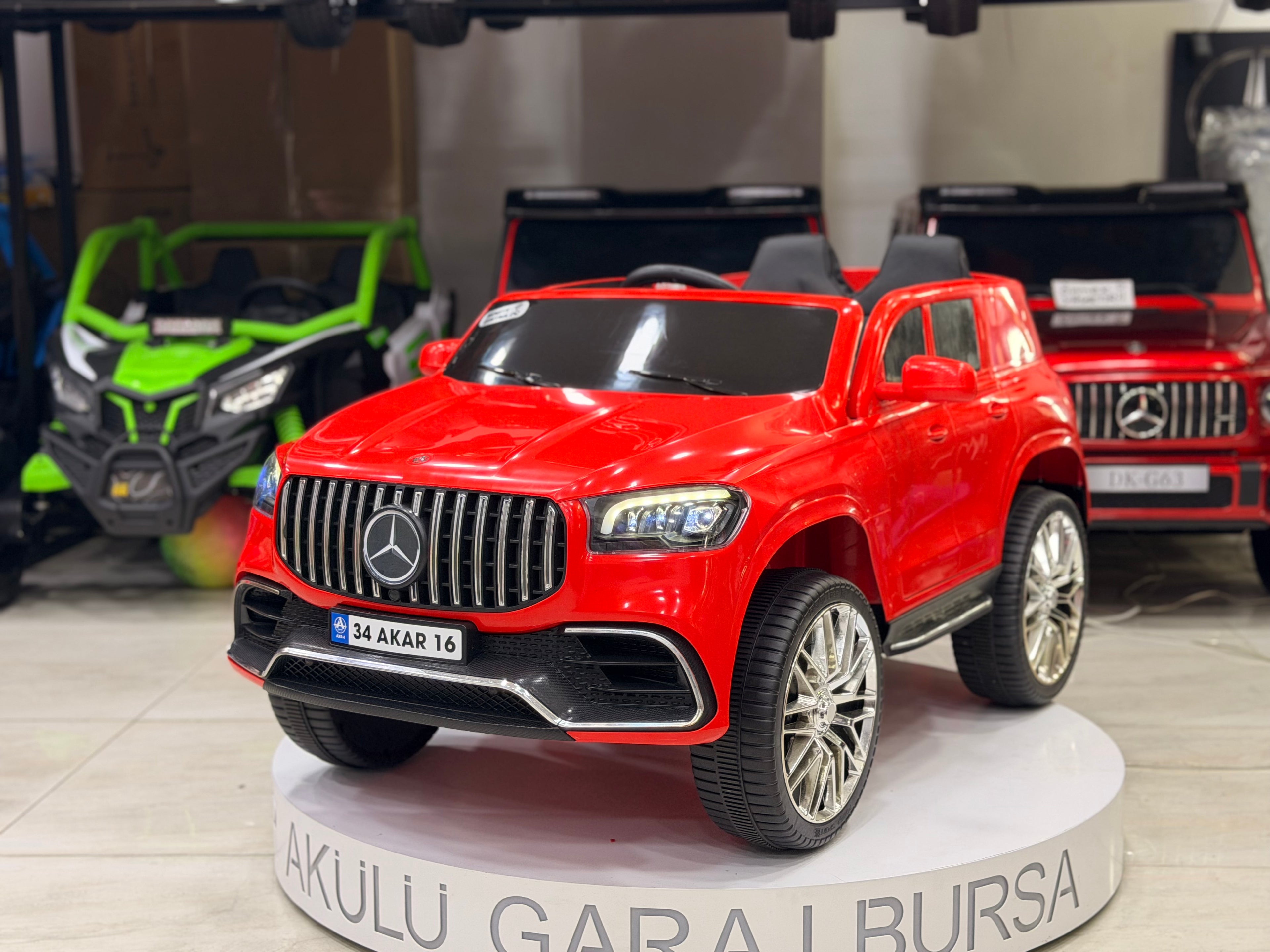 MERCEDES AKÜLÜ ARABA 12W 0-6 YAŞ KIRMIZI