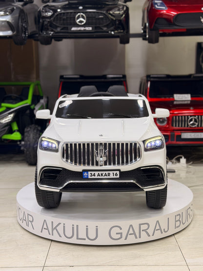 MASERATİ AKÜLÜ ARABA 12W 0-6 YAŞ BEYAZ