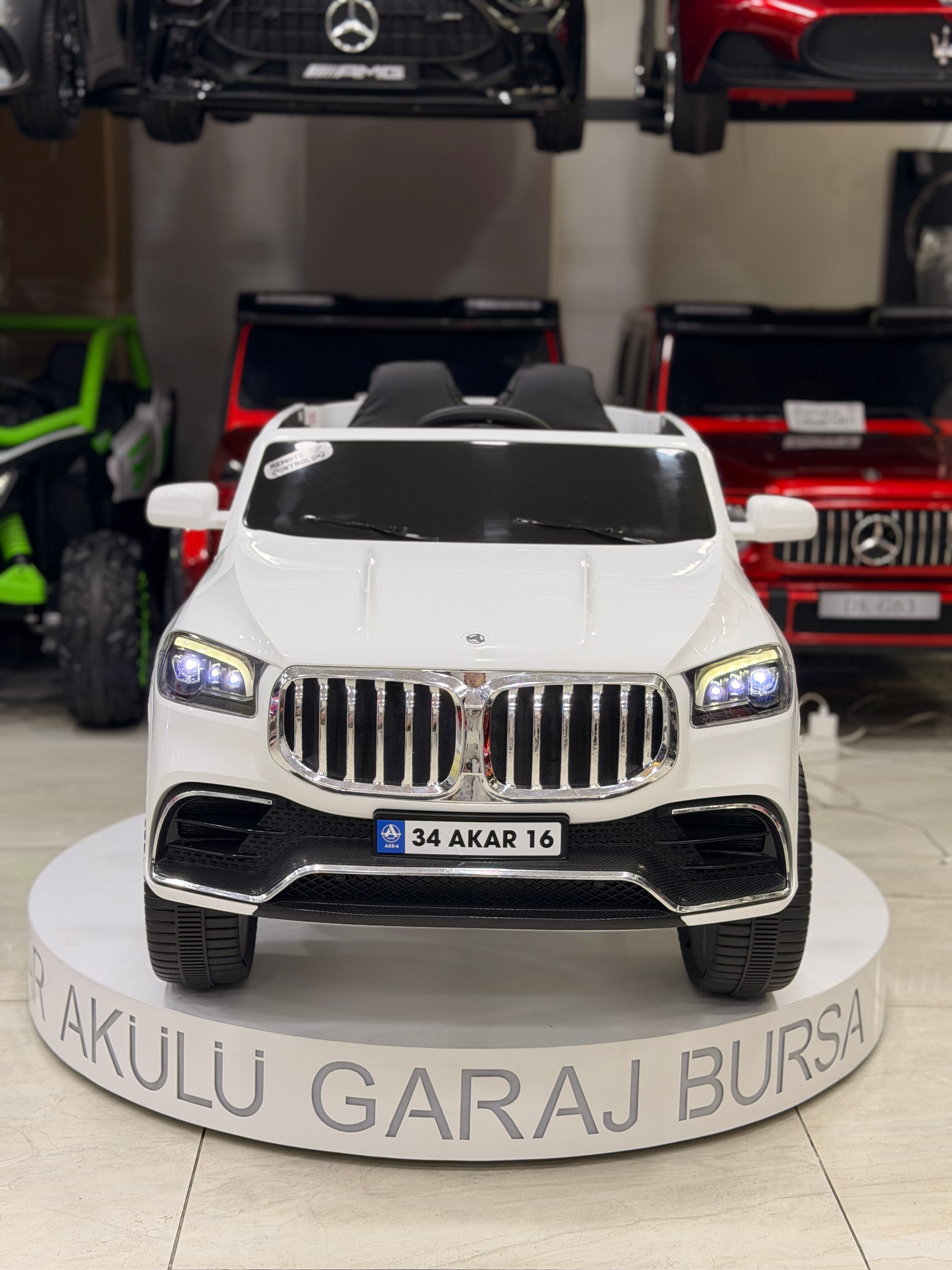 BMW AKÜLÜ ARABA 12W 0-6 YAŞ BEYAZ