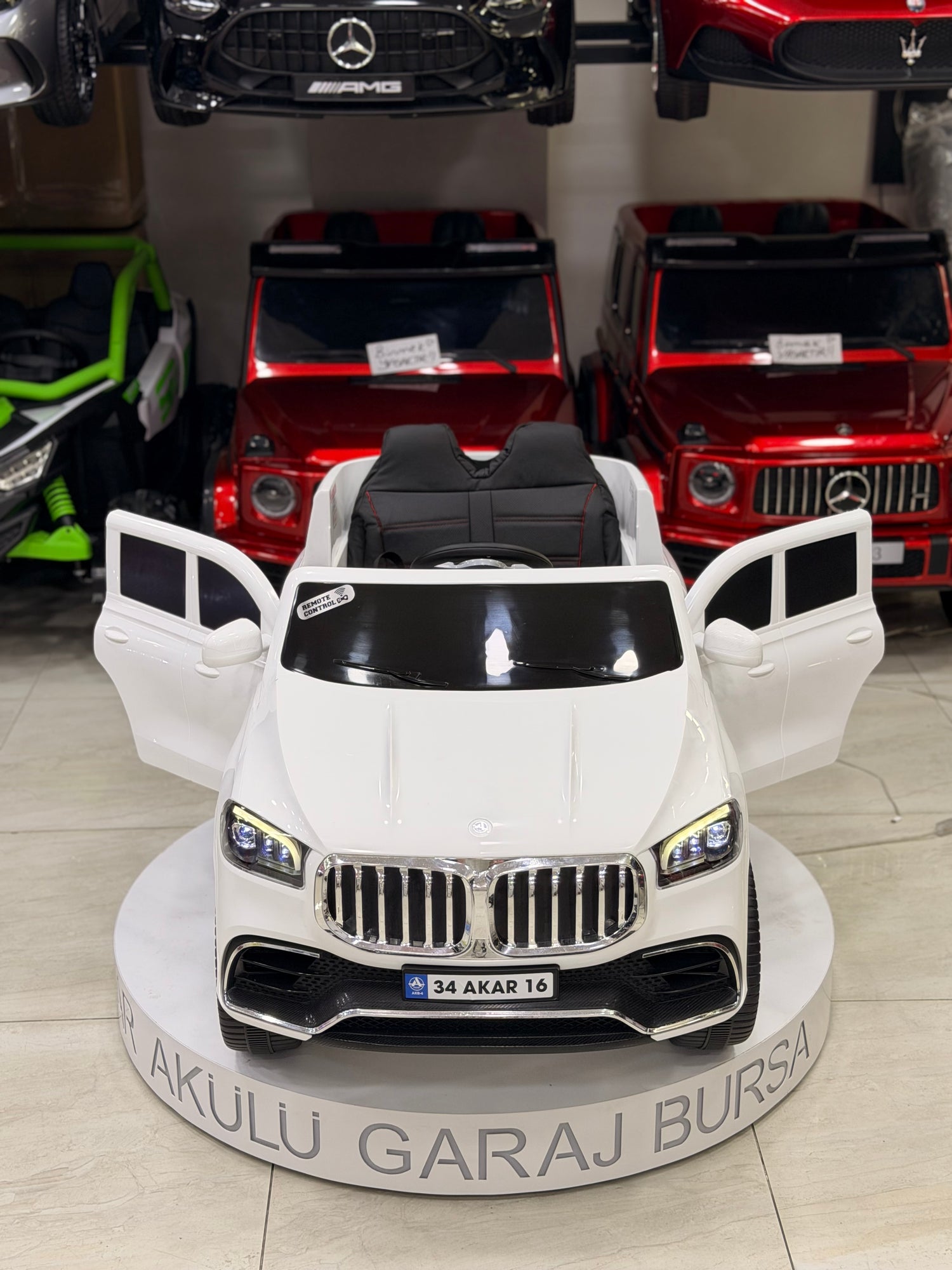 BMW AKÜLÜ ARABA 12W 0-6 YAŞ BEYAZ