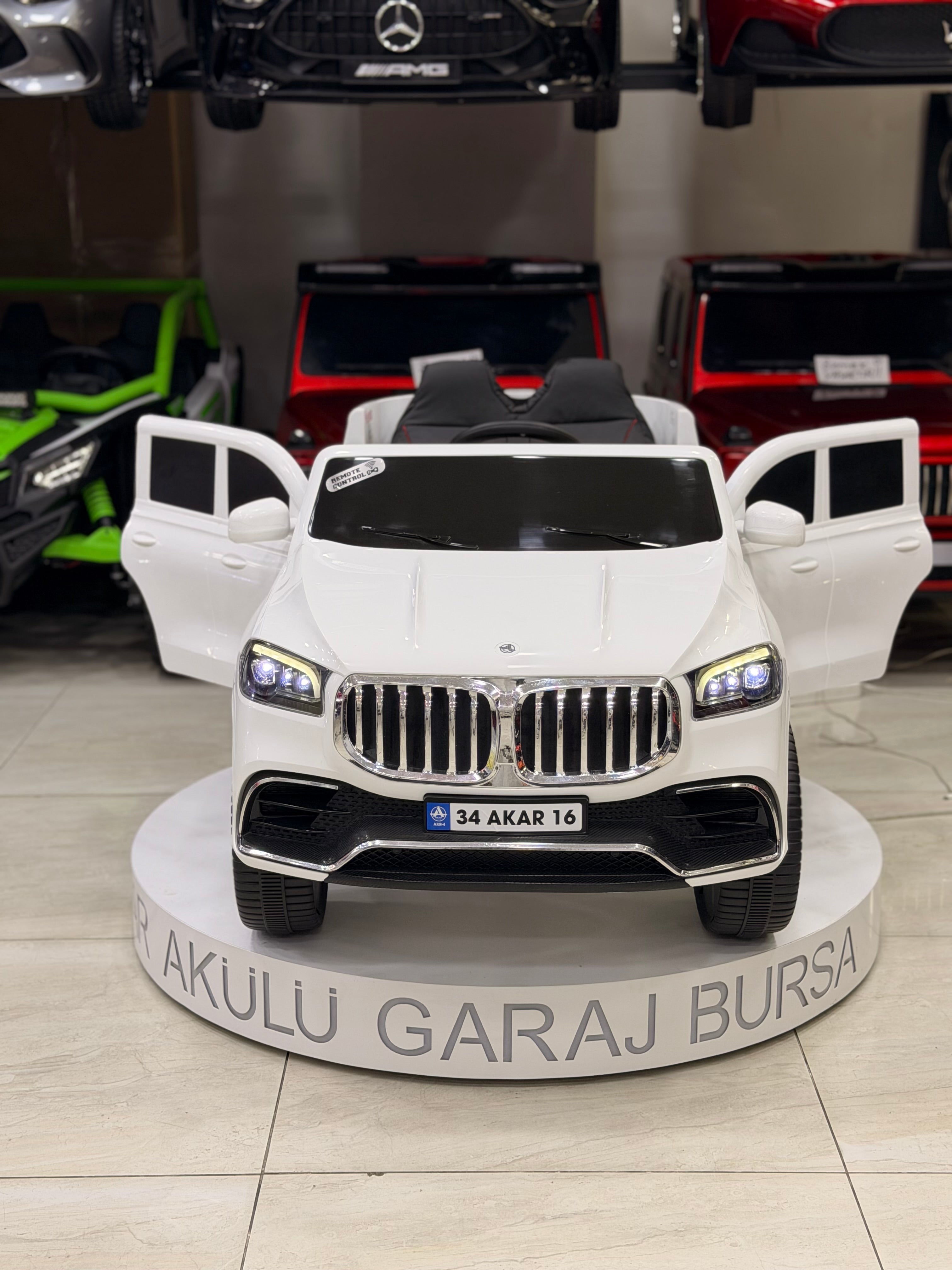 BMW AKÜLÜ ARABA 12W 0-6 YAŞ BEYAZ