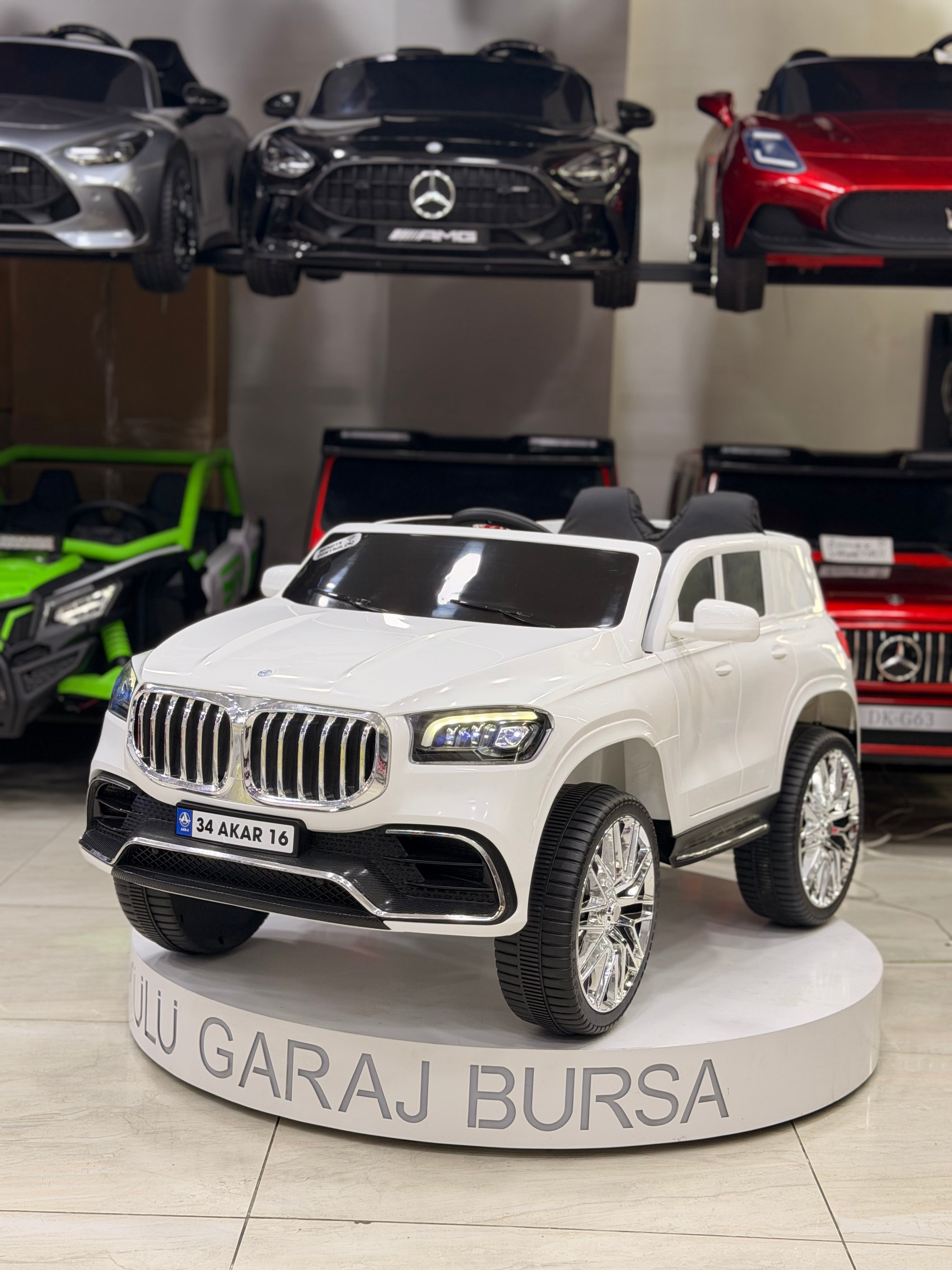 BMW AKÜLÜ ARABA 12W 0-6 YAŞ BEYAZ