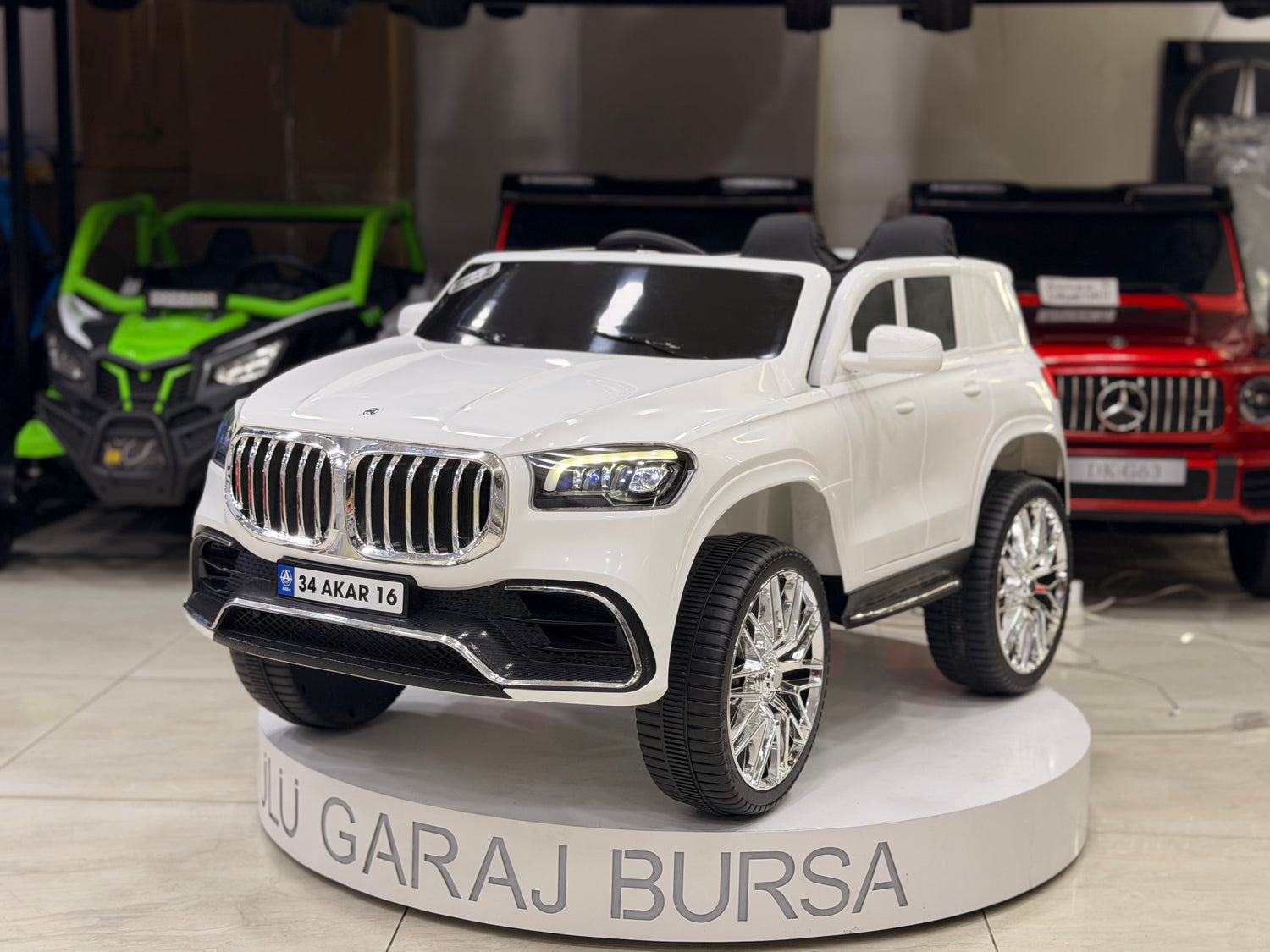 BMW AKÜLÜ ARABA 12W 0-6 YAŞ BEYAZ