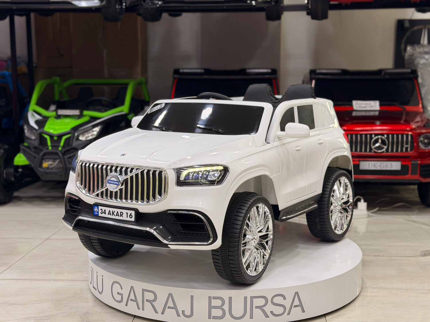 VOLVO AKÜLÜ ARABA 12W 0-6 YAŞ BEYAZ
