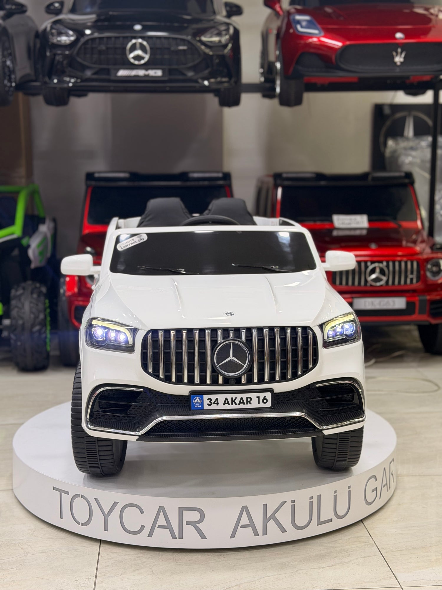 MERCEDES AKÜLÜ ARABA 12W 0-6 YAŞ BEYAZ