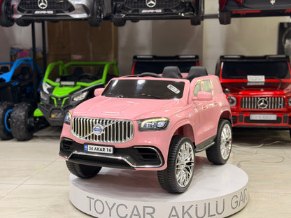 VOLVO AKÜLÜ ARABA 12W 0-6 YAŞ PEMBE