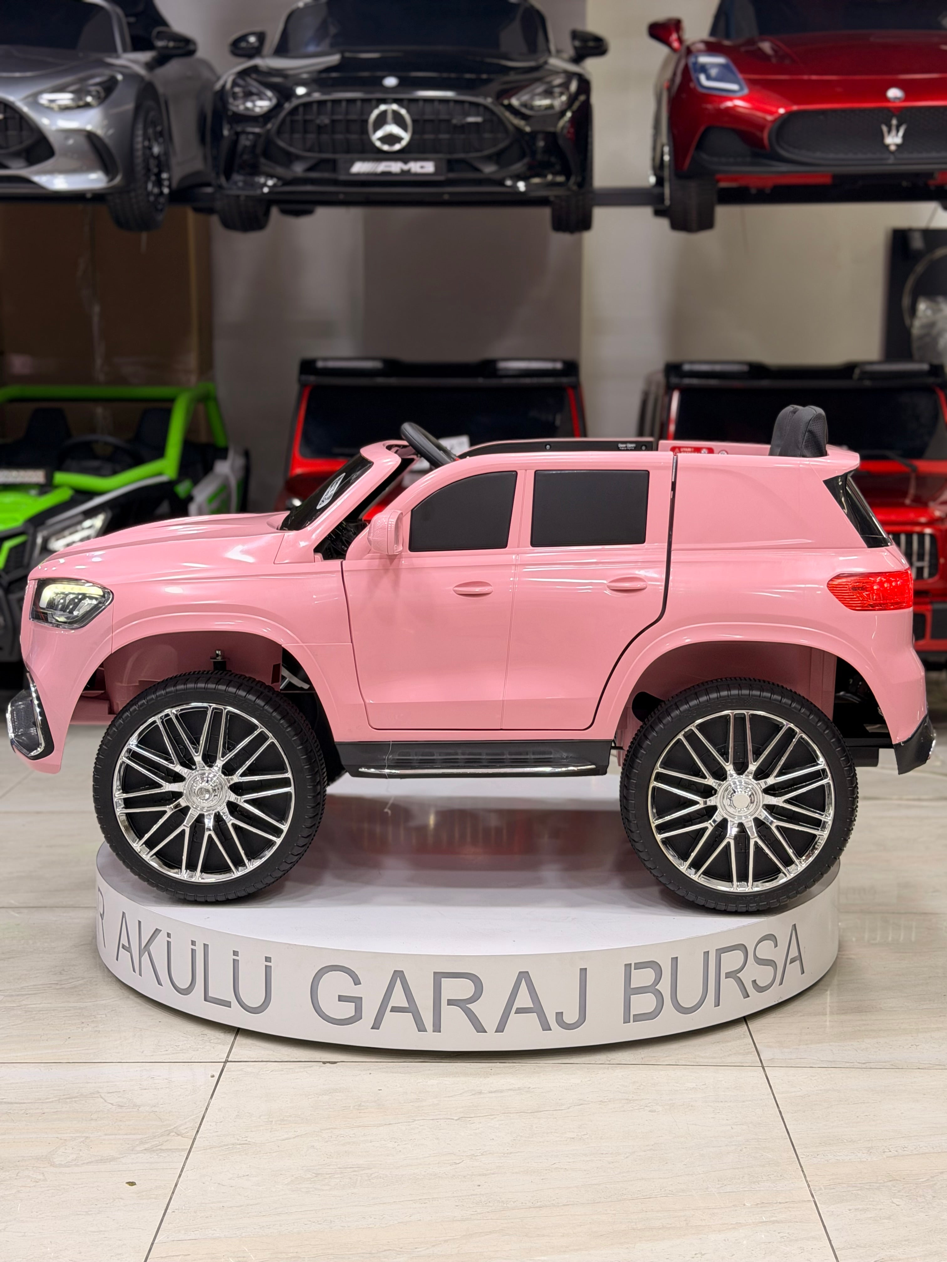 AUDİ AKÜLÜ ARABA 0-6 YAŞ PEMBE