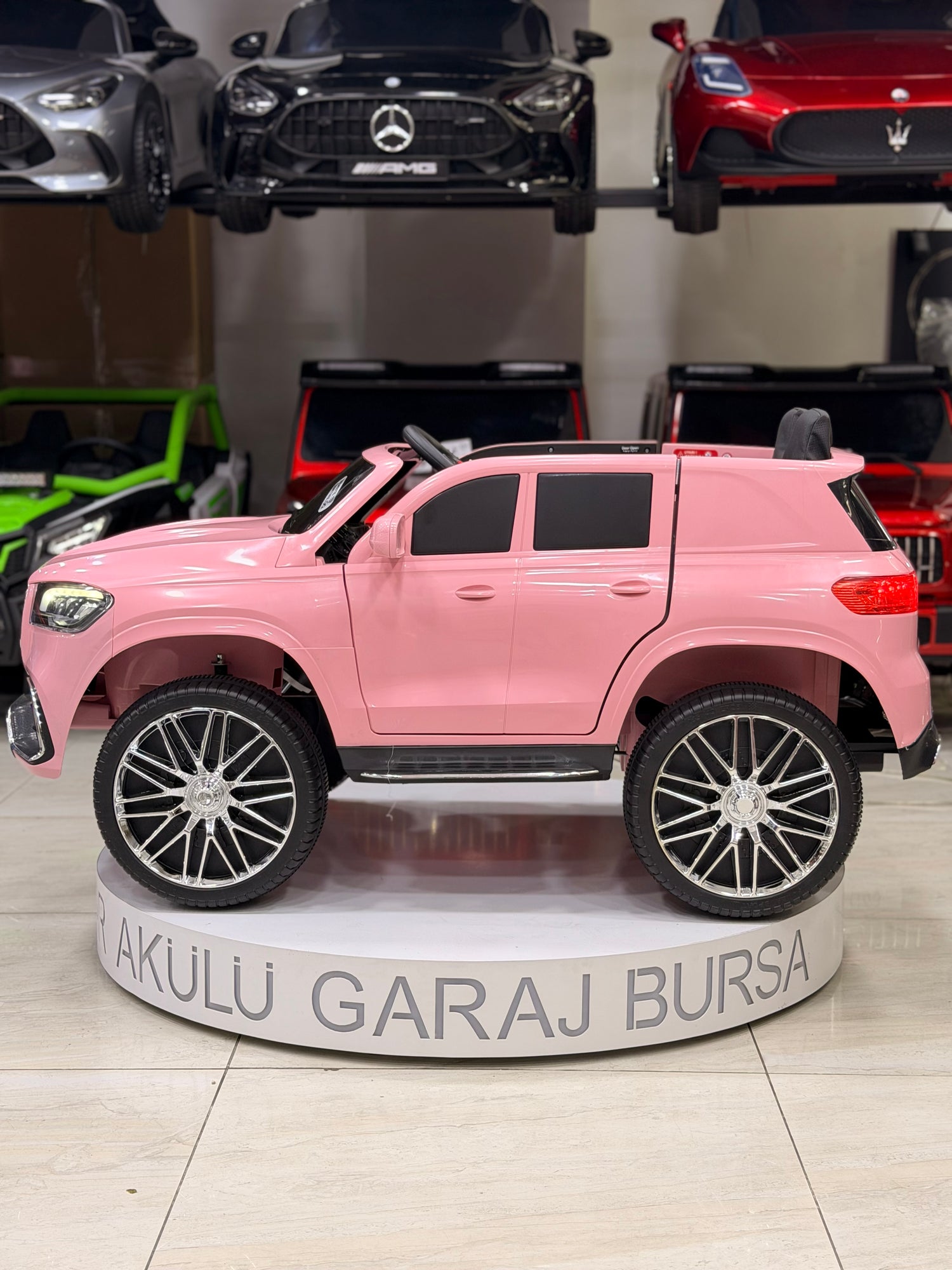 MERCEDES AKÜLÜ ARABA 12W 0-6 YAŞ PEMBE