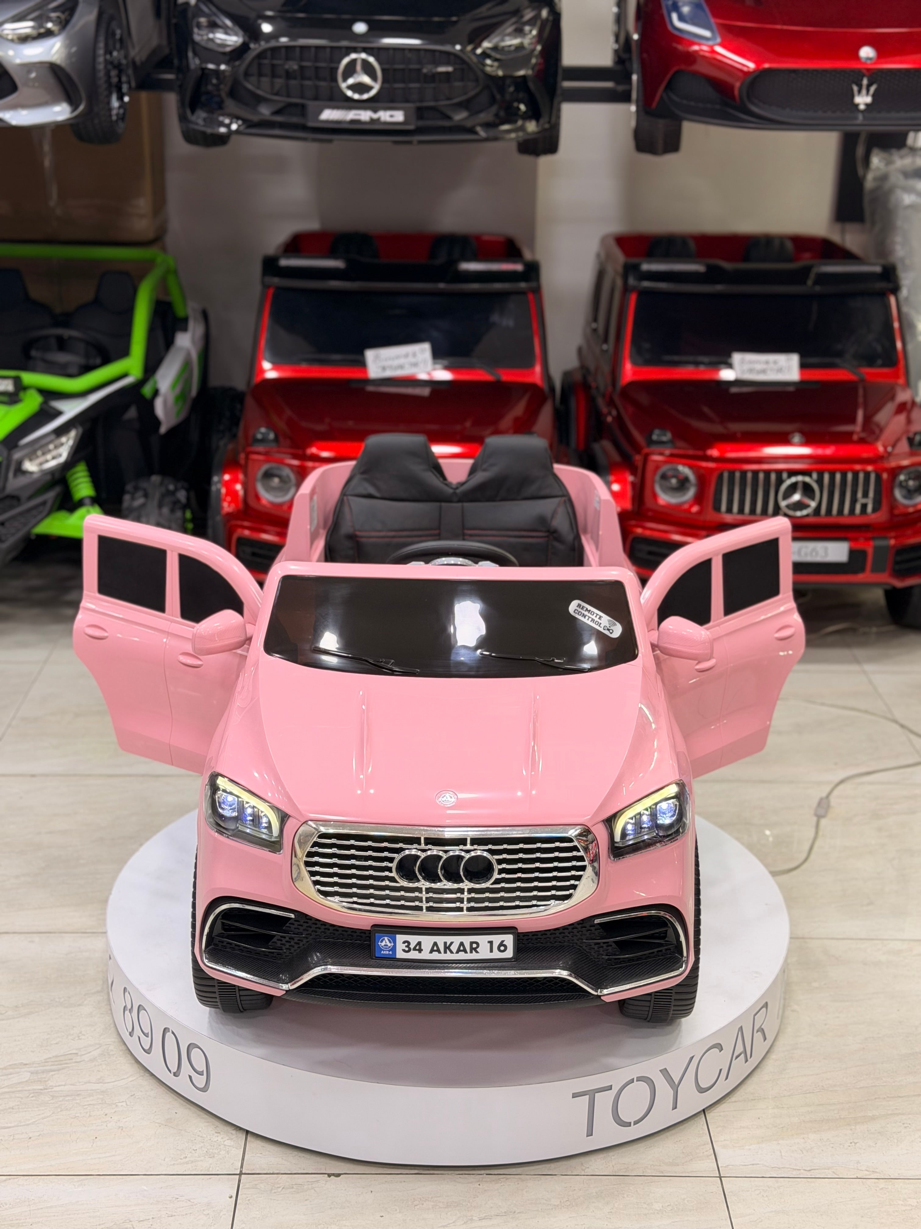 AUDİ AKÜLÜ ARABA 0-6 YAŞ PEMBE