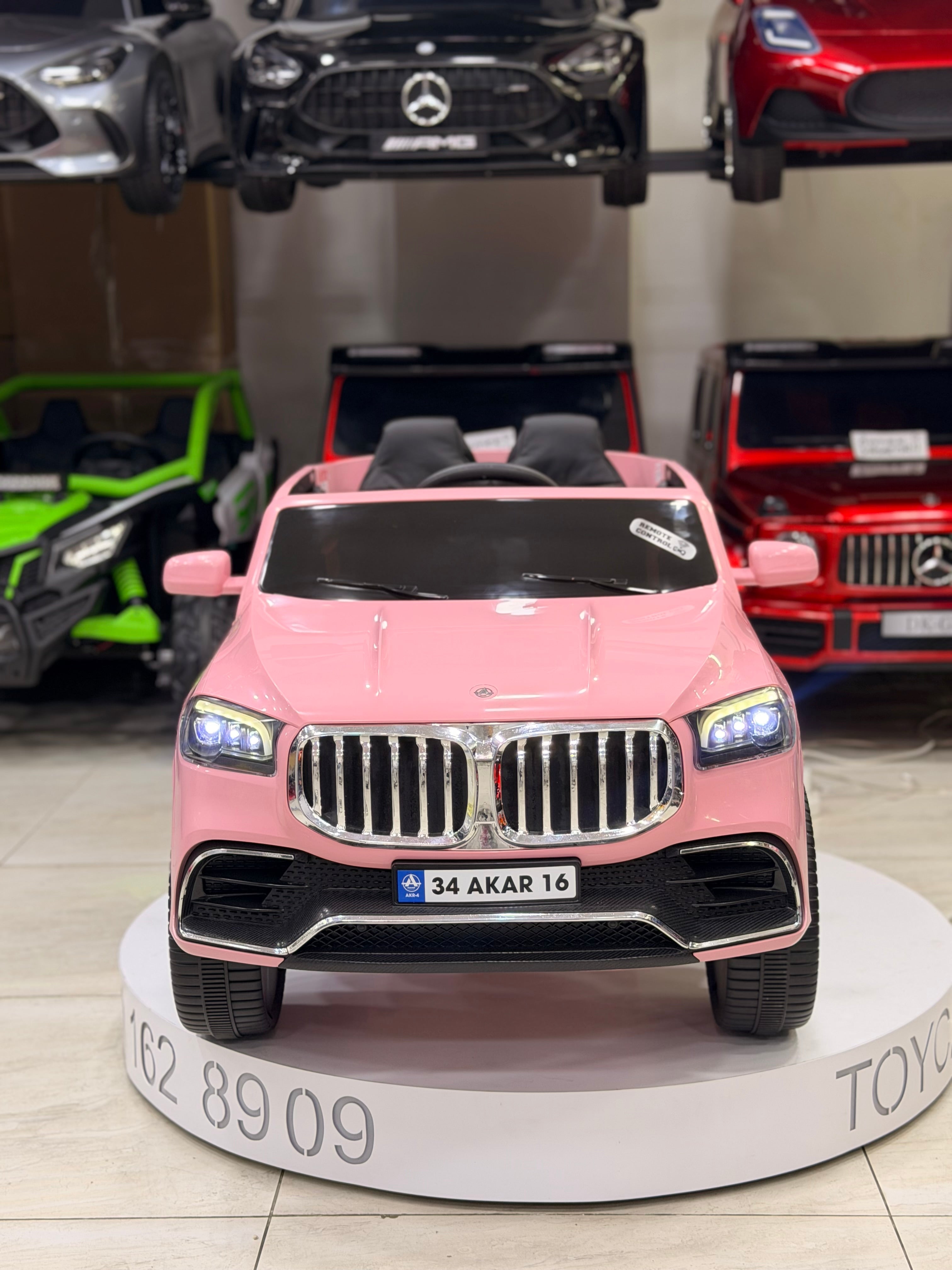 BMW AKÜLÜ ARABA 12W 0-6 YAŞ PEMBE